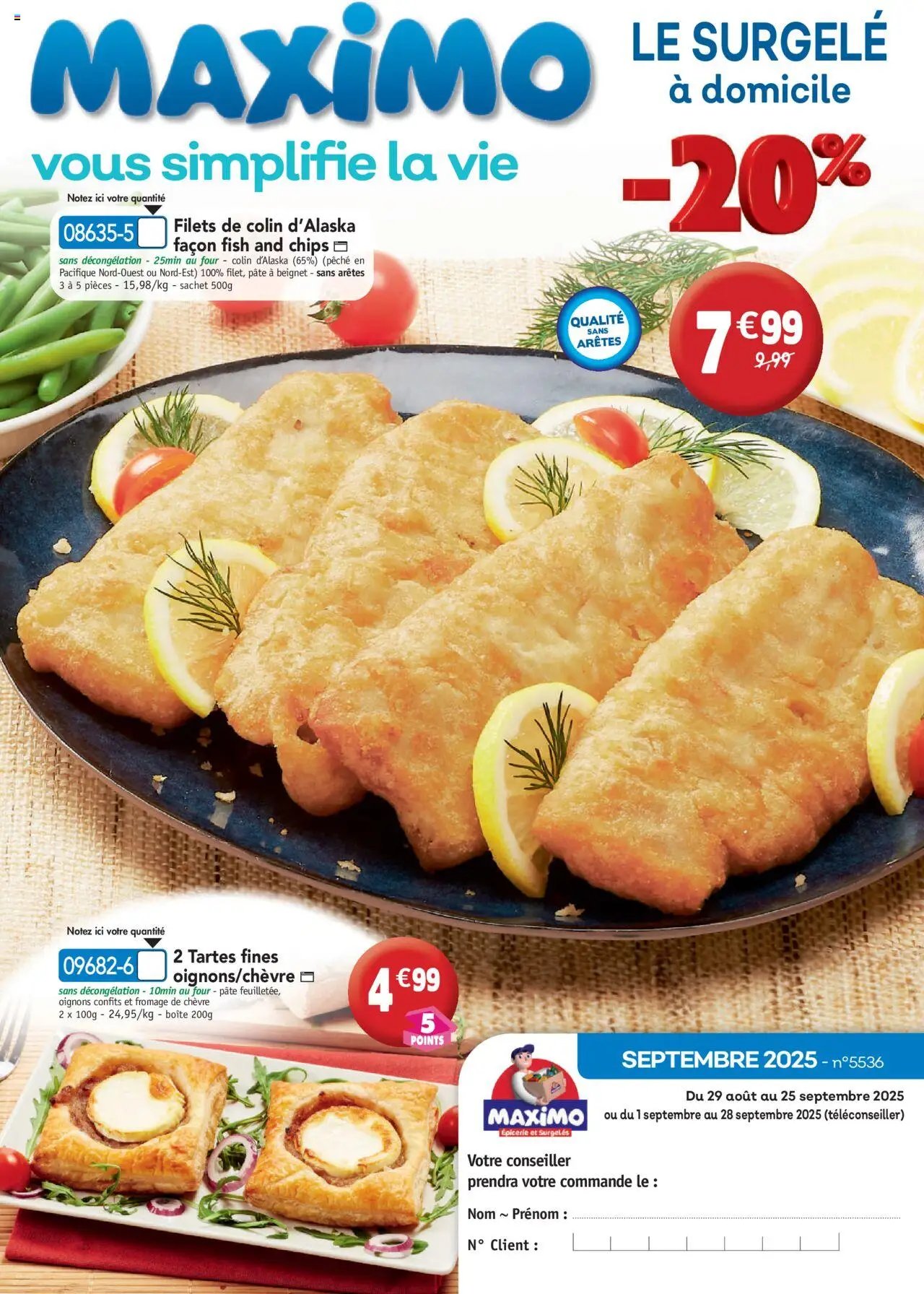 Maximo catalogue (2025-08-29 - 2025-09-25)