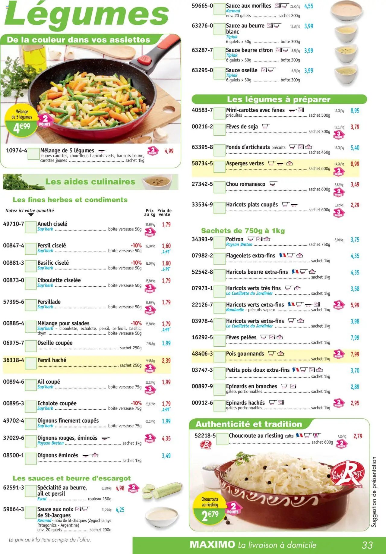 Maximo catalogue (2025-08-29 - 2025-09-25)