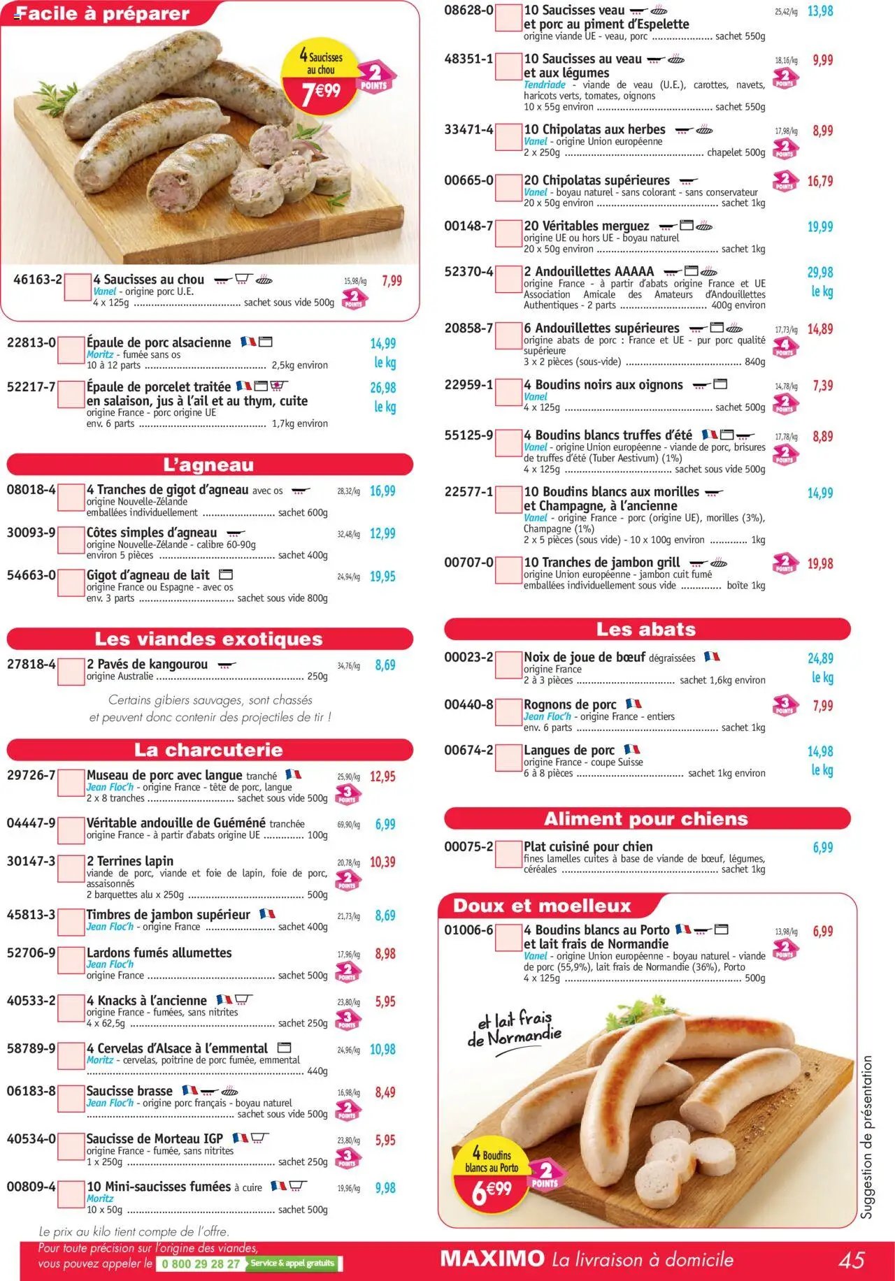 Maximo catalogue (2025-08-29 - 2025-09-25)