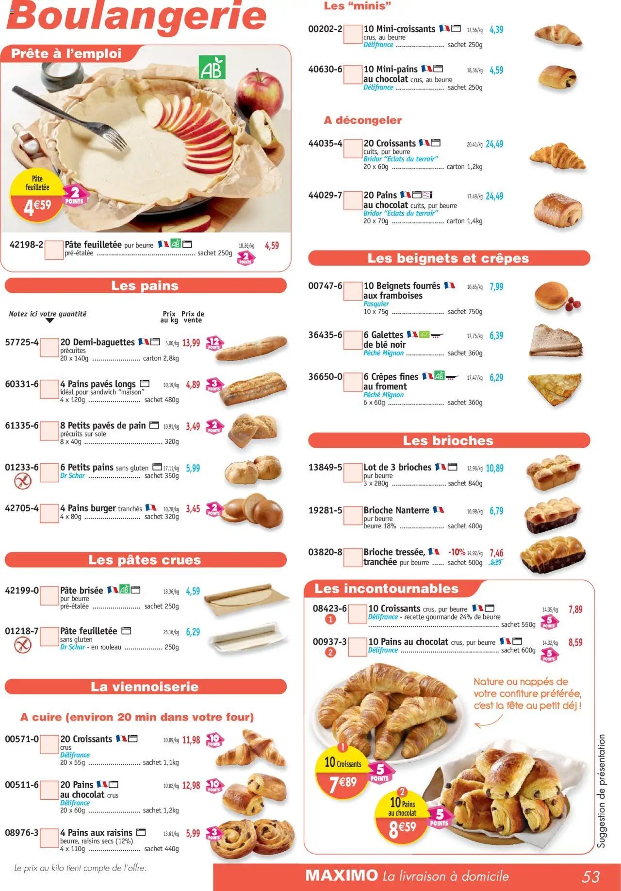 Maximo catalogue (2025-08-29 - 2025-09-25)