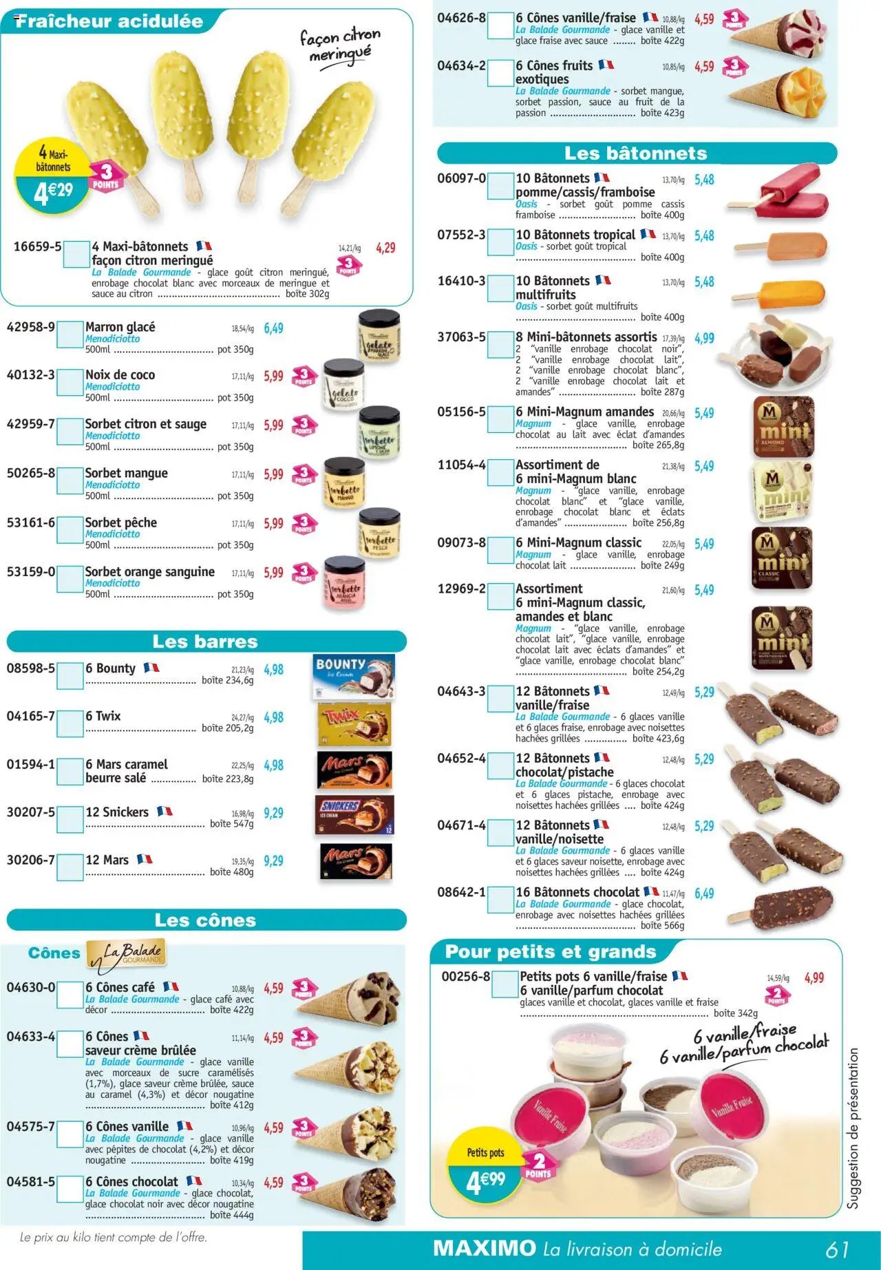 Maximo catalogue (2025-08-29 - 2025-09-25)