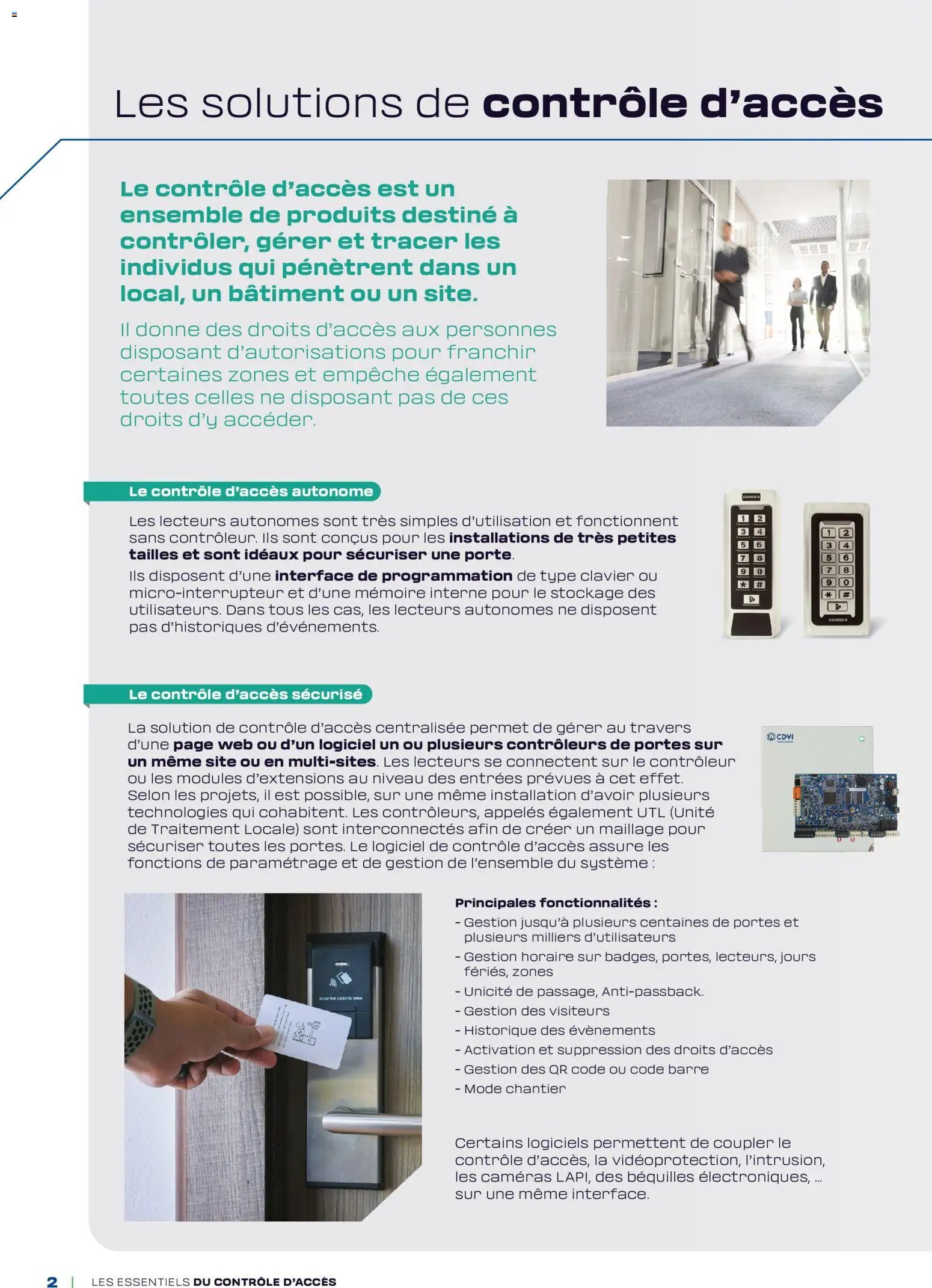 Rexel - Brochure Contrôle d'accès