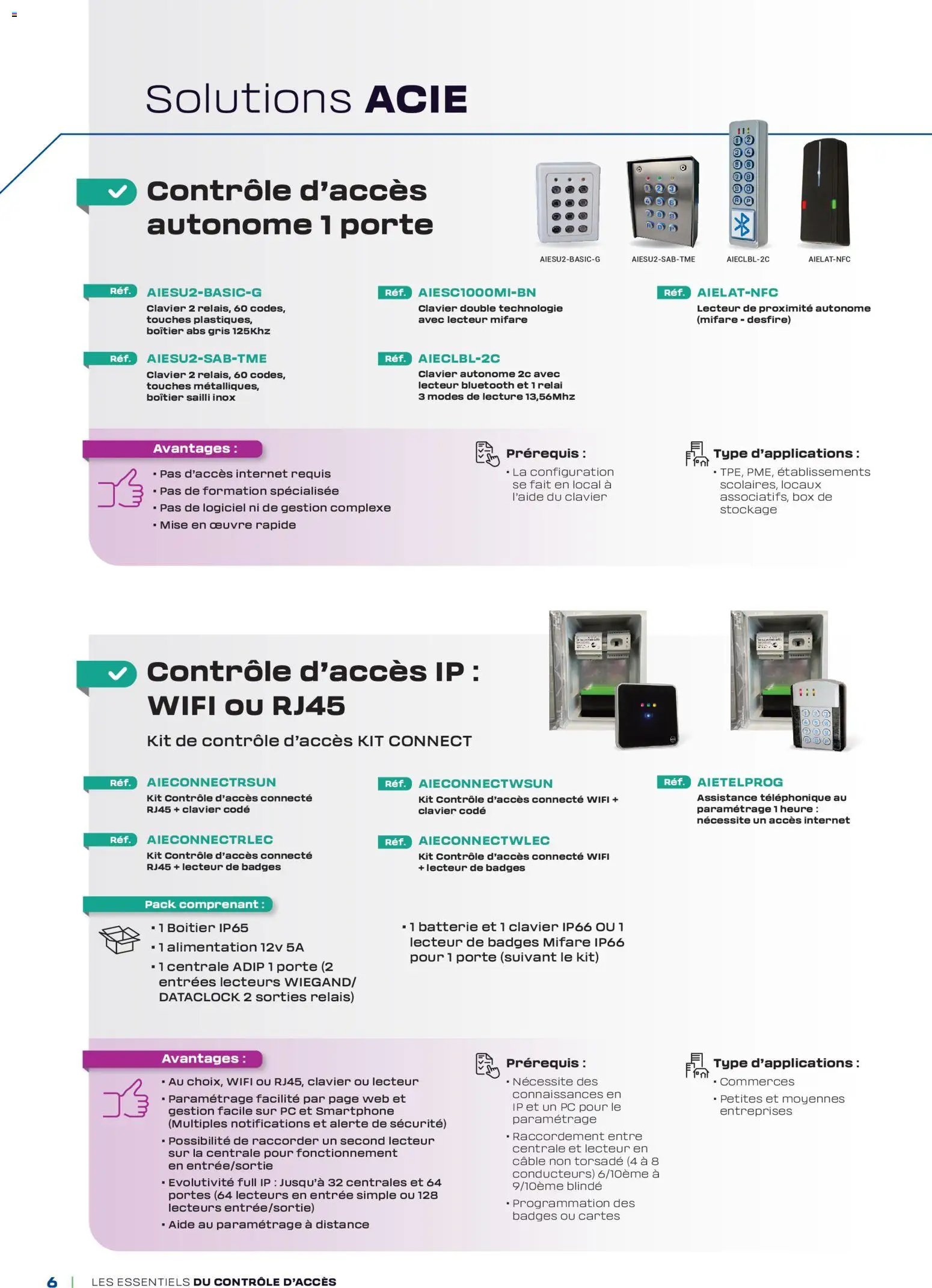Rexel - Brochure Contrôle d'accès