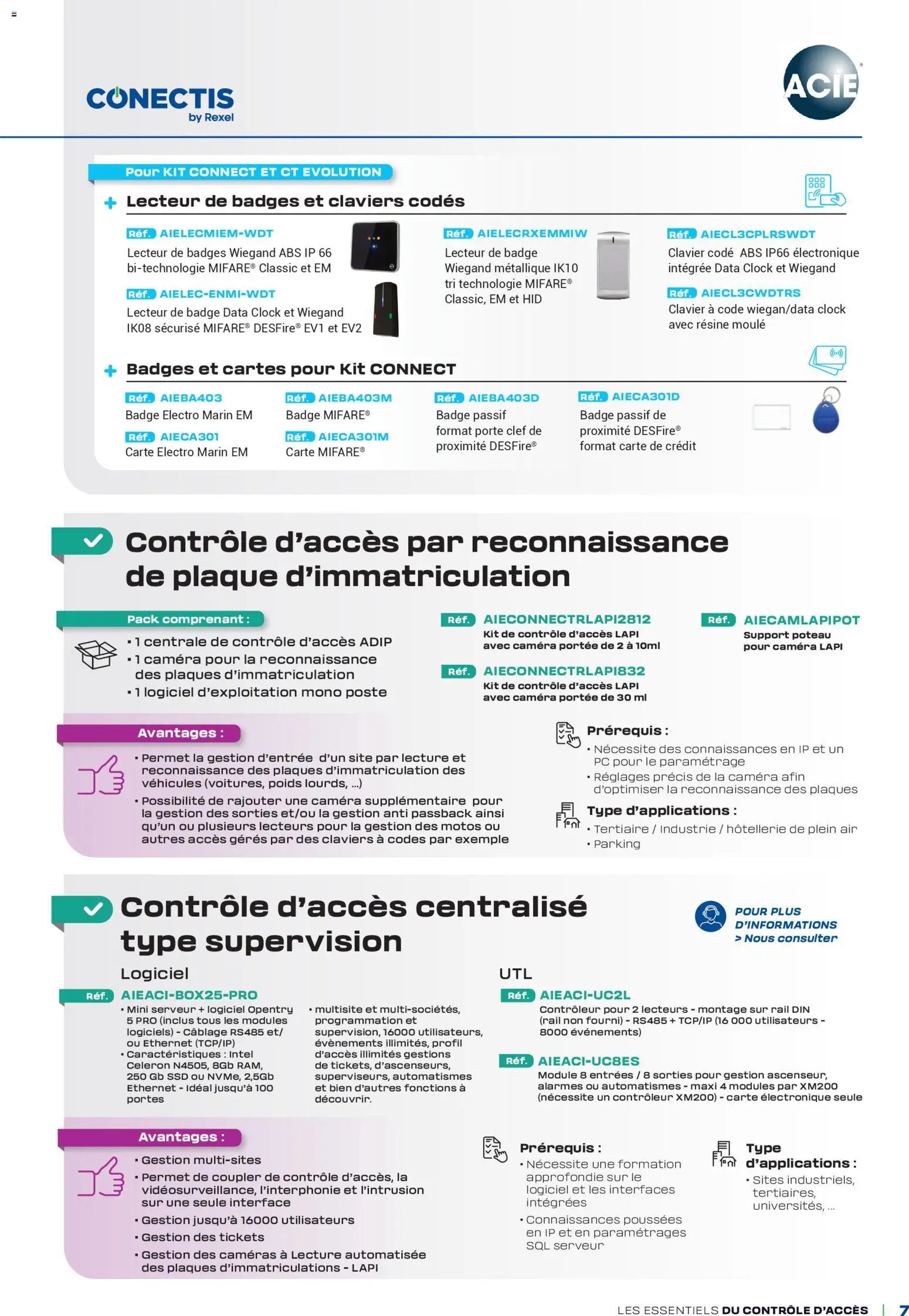 Rexel - Brochure Contrôle d'accès