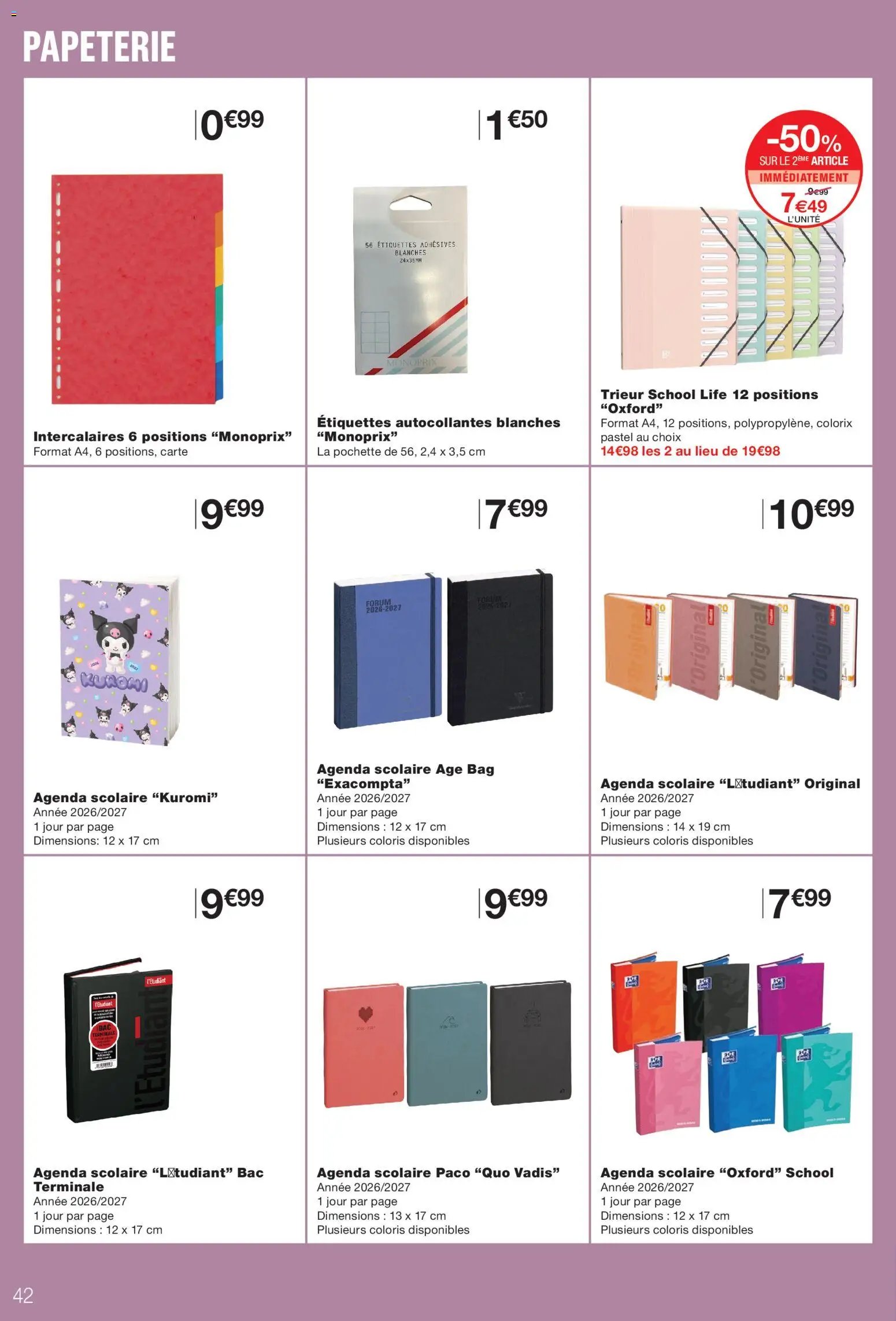Monoprix catalogue