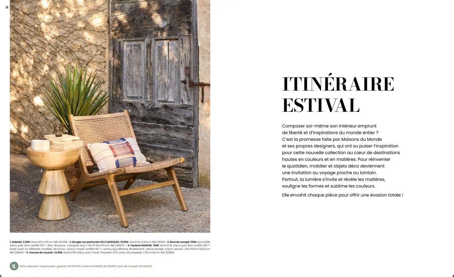 Maisons du Monde catalogue