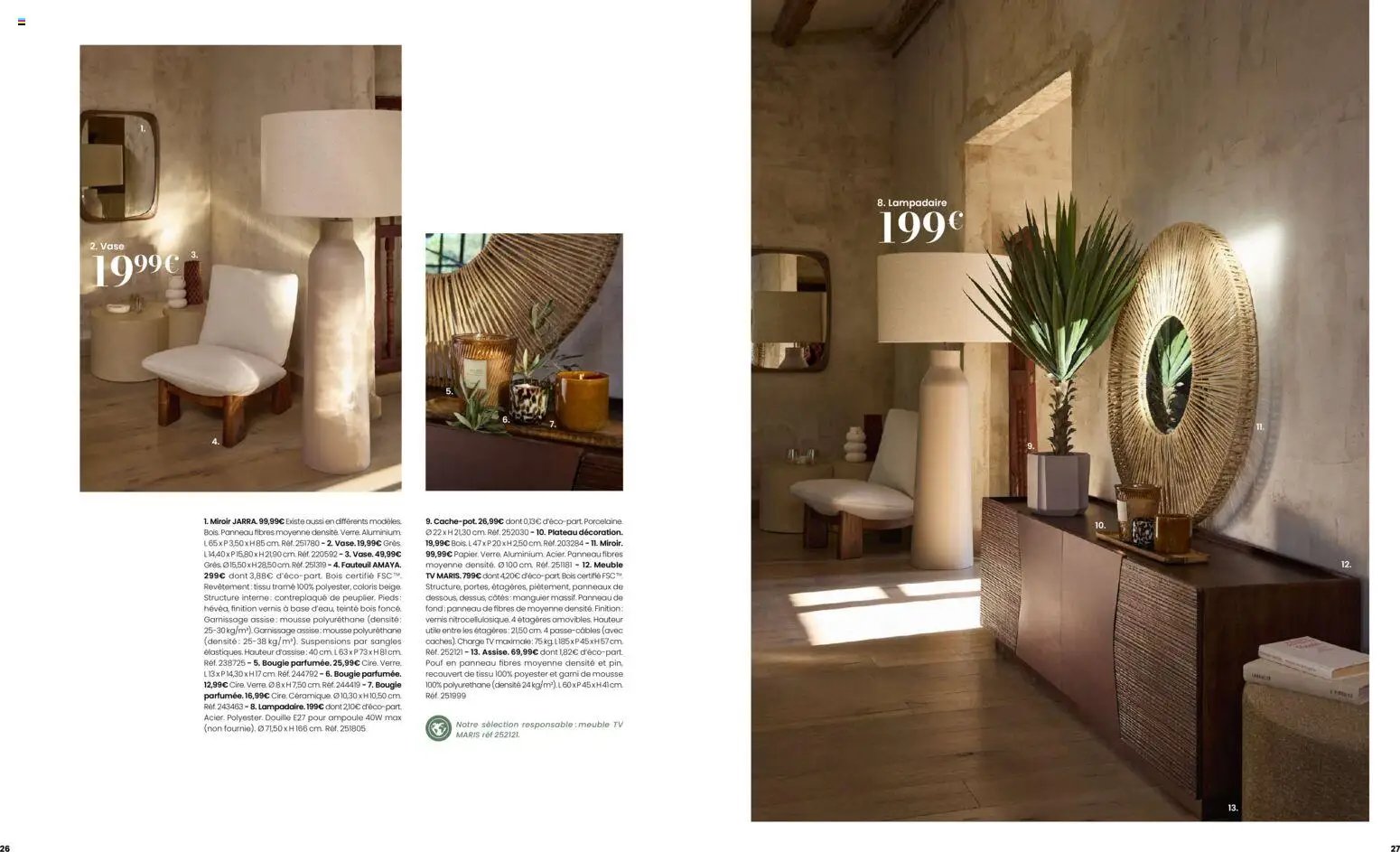 Maisons du Monde catalogue