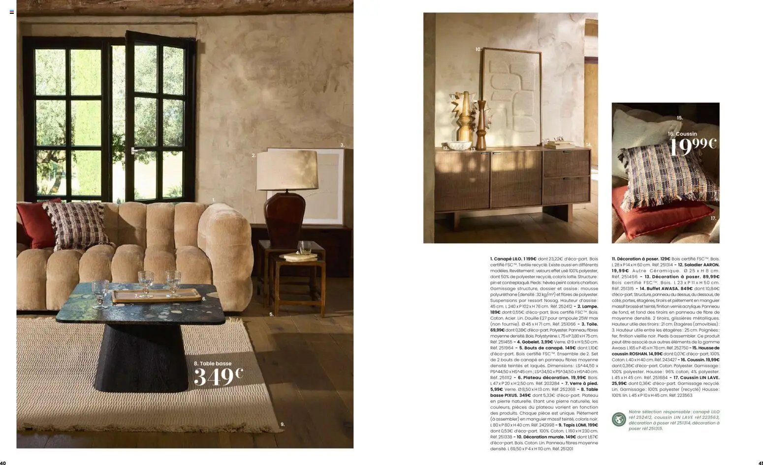 Maisons du Monde catalogue