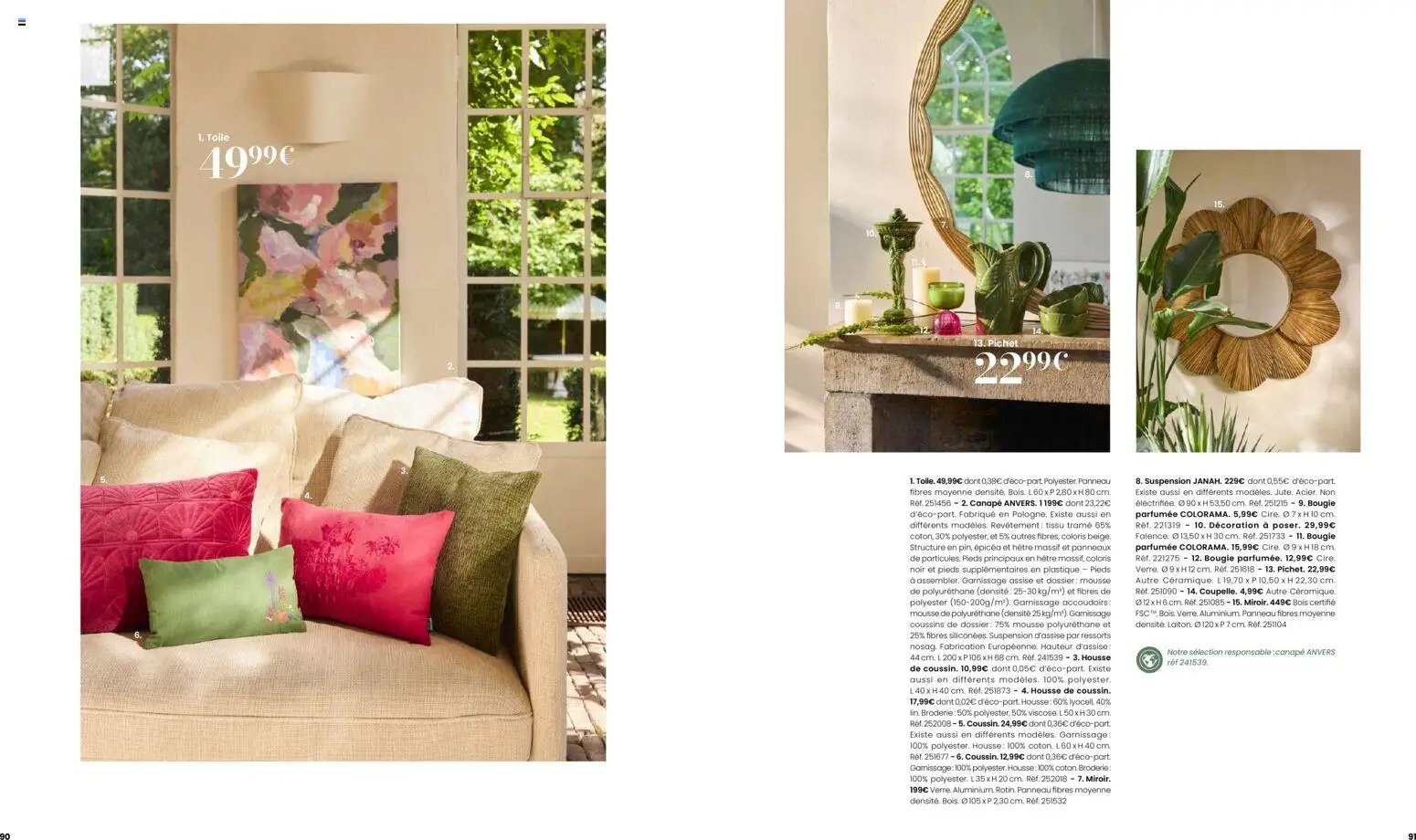 Maisons du Monde catalogue