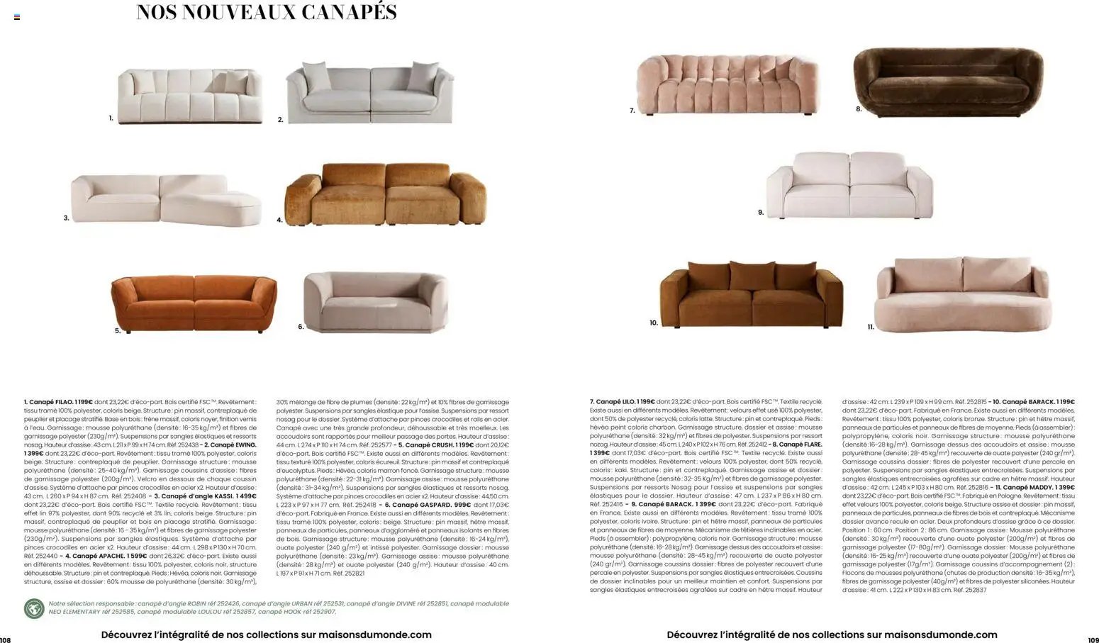 Maisons du Monde catalogue