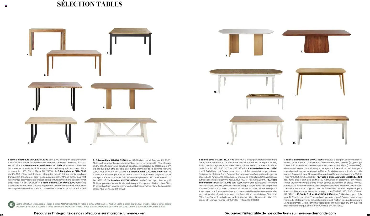 Maisons du Monde catalogue