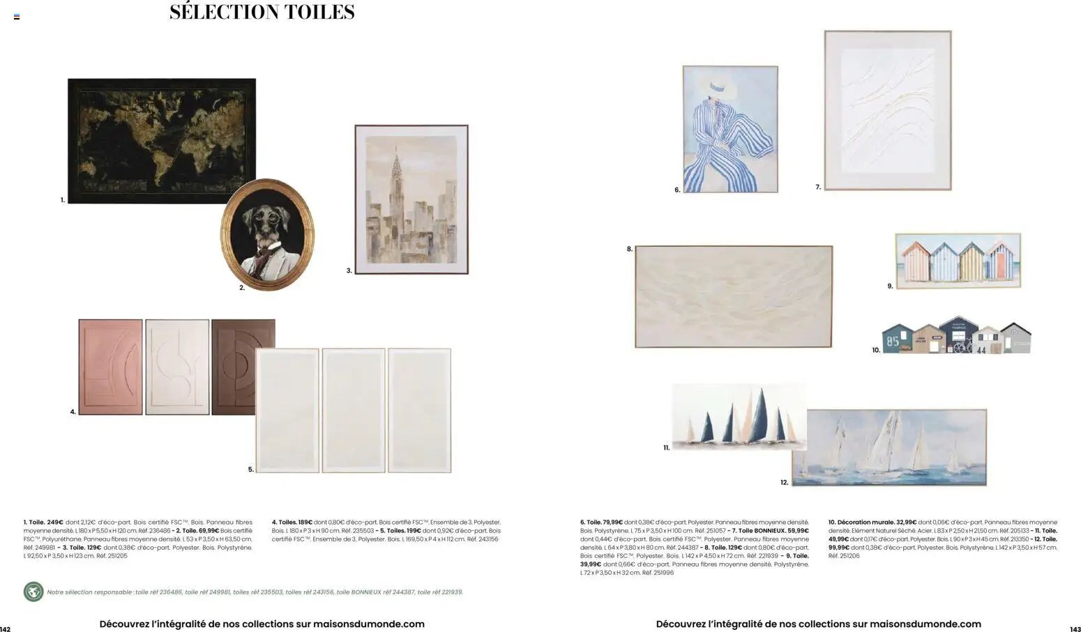 Maisons du Monde catalogue