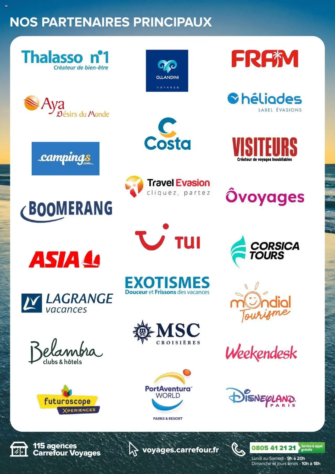 Carrefour contact Voyagez tout simplement (2025-07-01 - 2025-10-12)