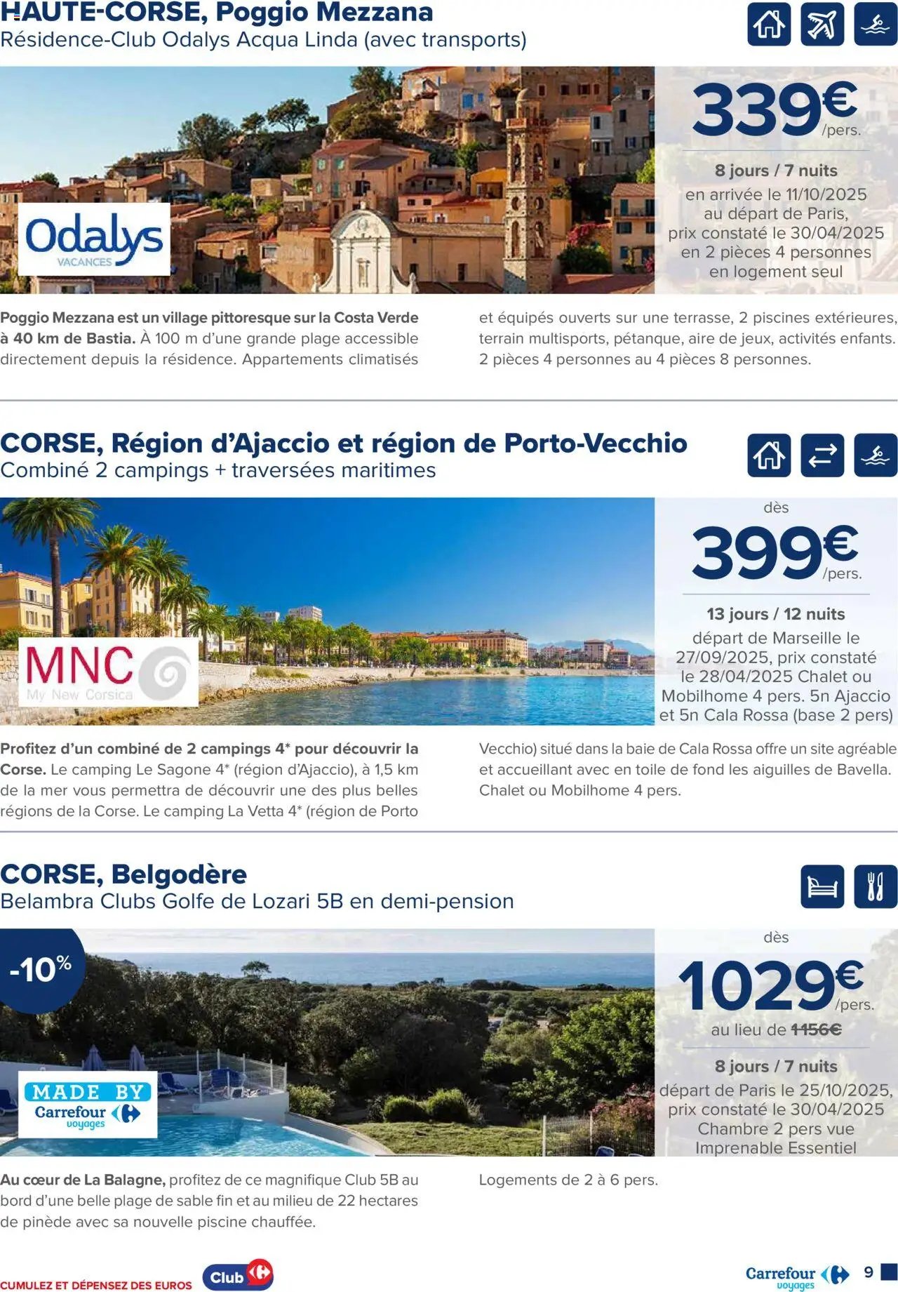 Carrefour contact Voyagez tout simplement (2025-07-01 - 2025-10-12)
