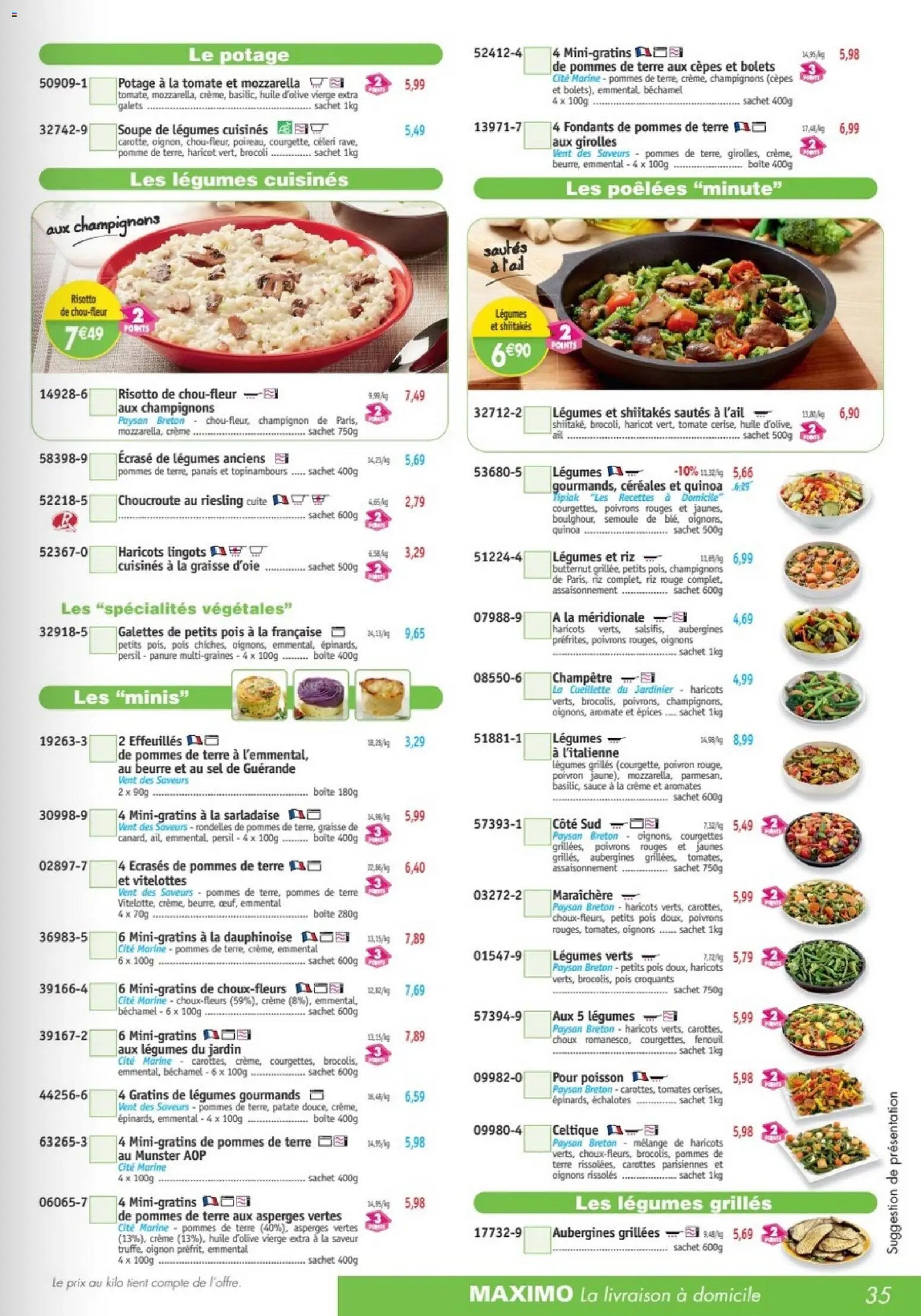 Maximo catalogue