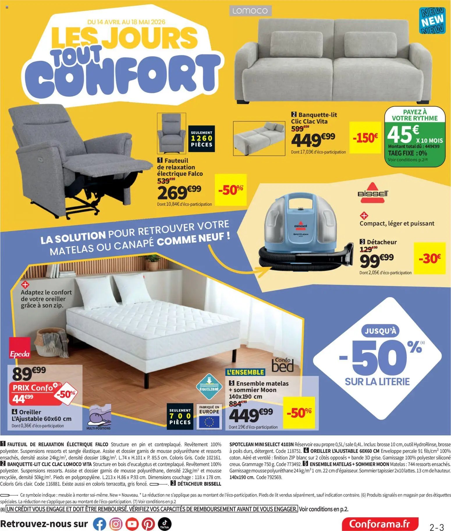 Conforama catalogue (2026-04-14 - 2026-05-18)