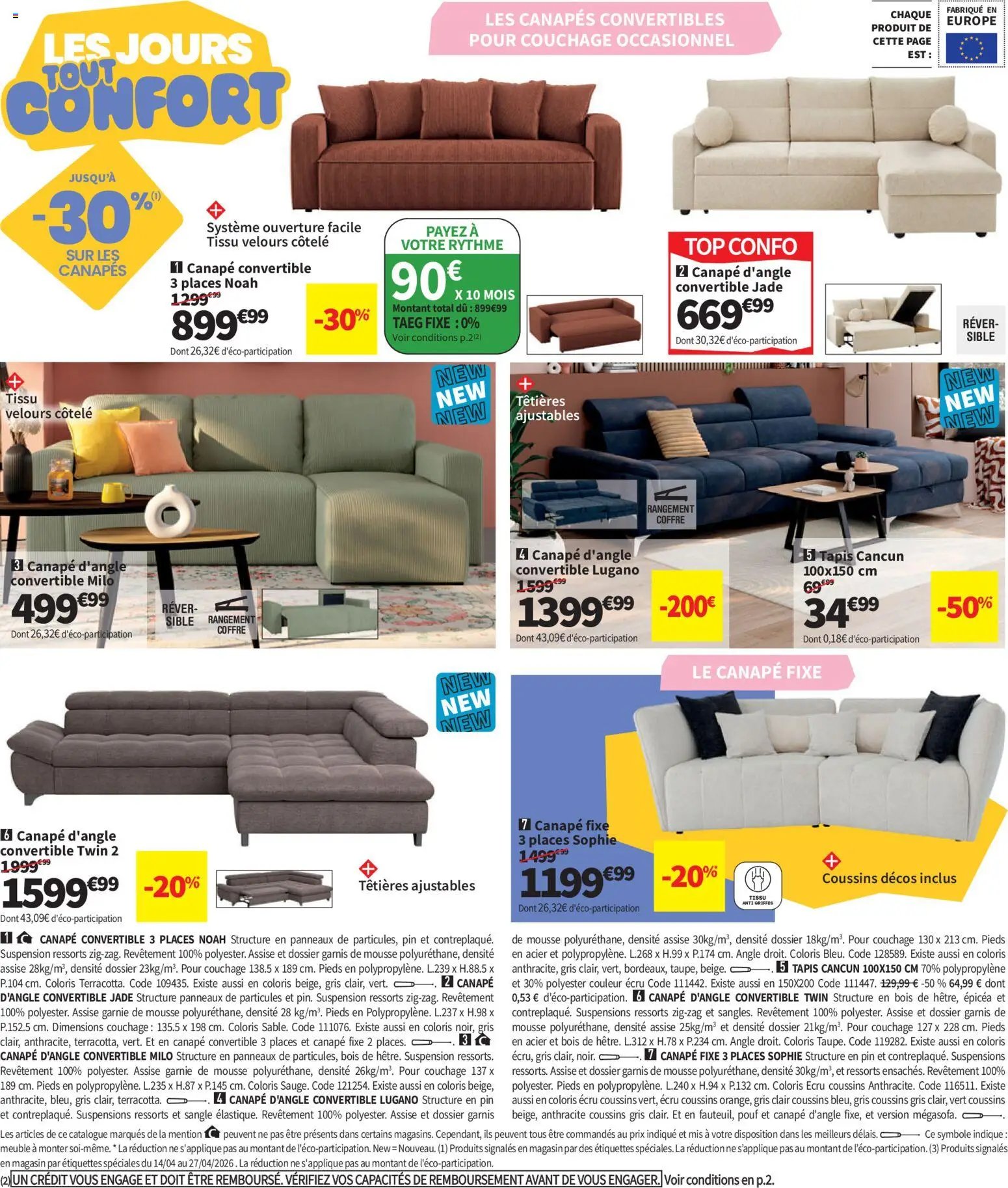 Conforama catalogue (2026-04-14 - 2026-05-18)