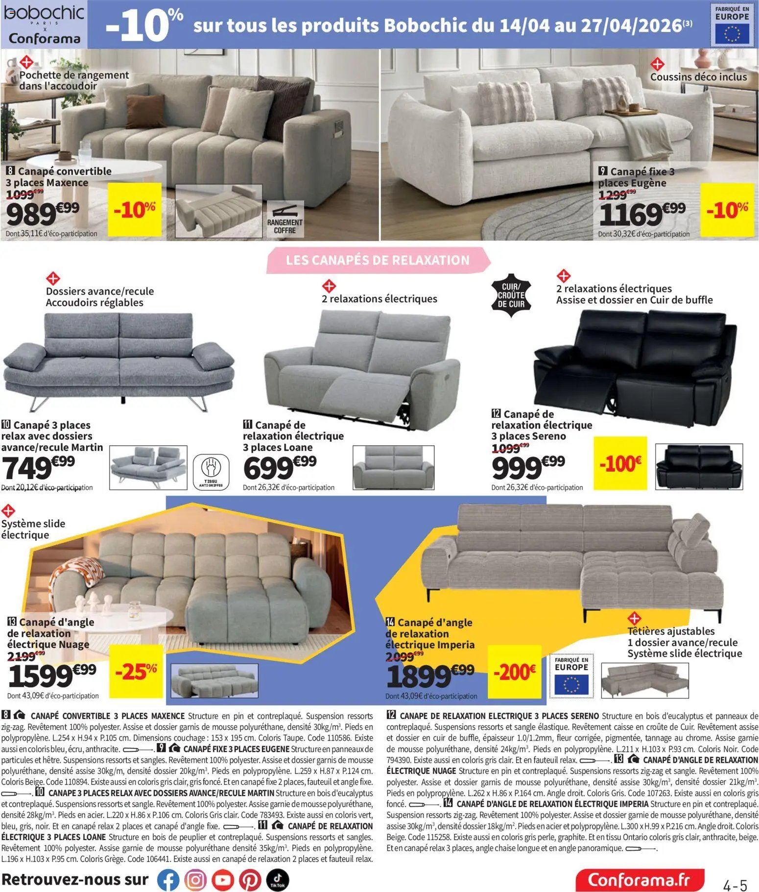 Conforama catalogue (2026-04-14 - 2026-05-18)