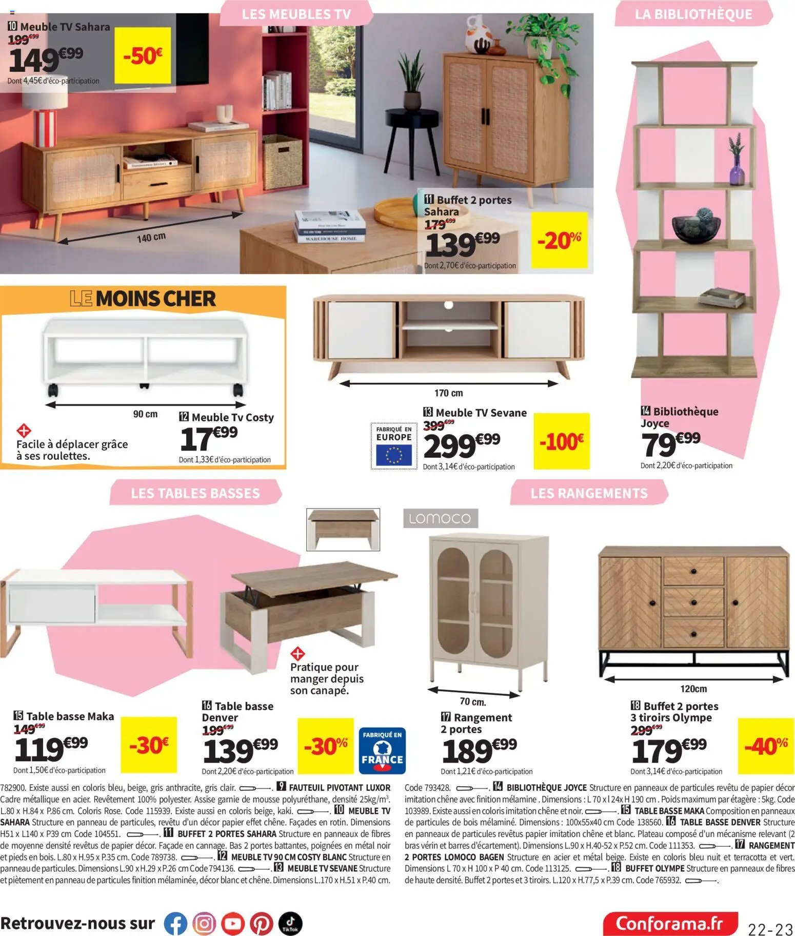 Conforama catalogue