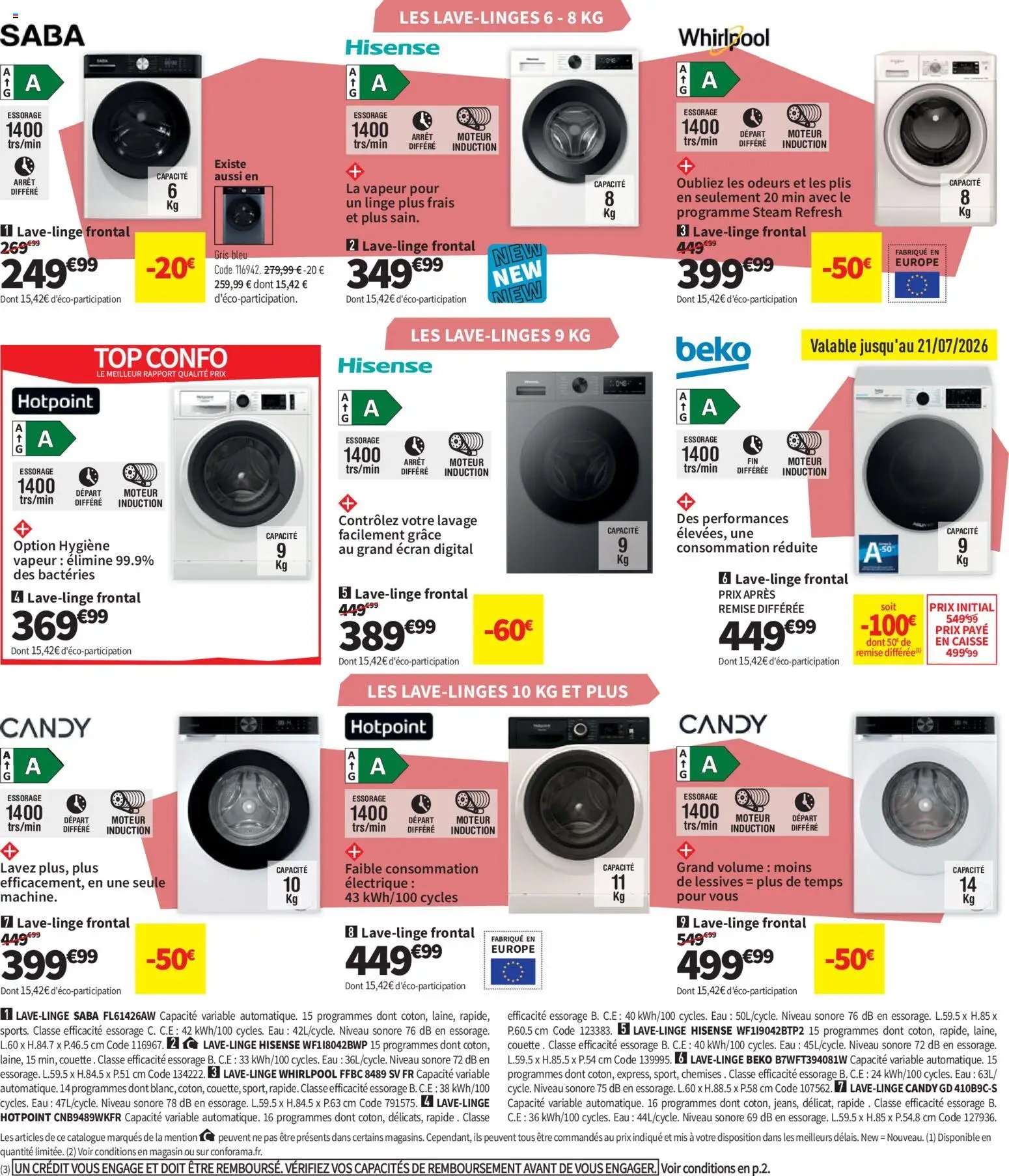 Conforama catalogue