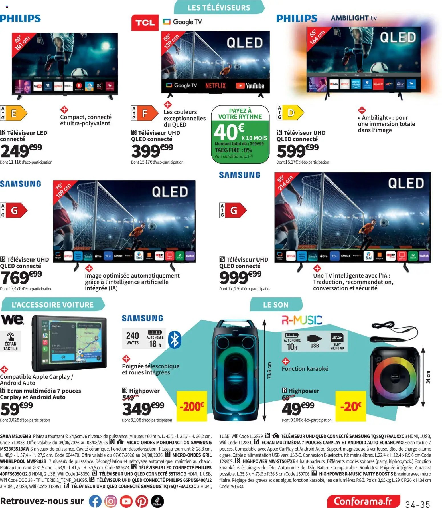 Conforama catalogue