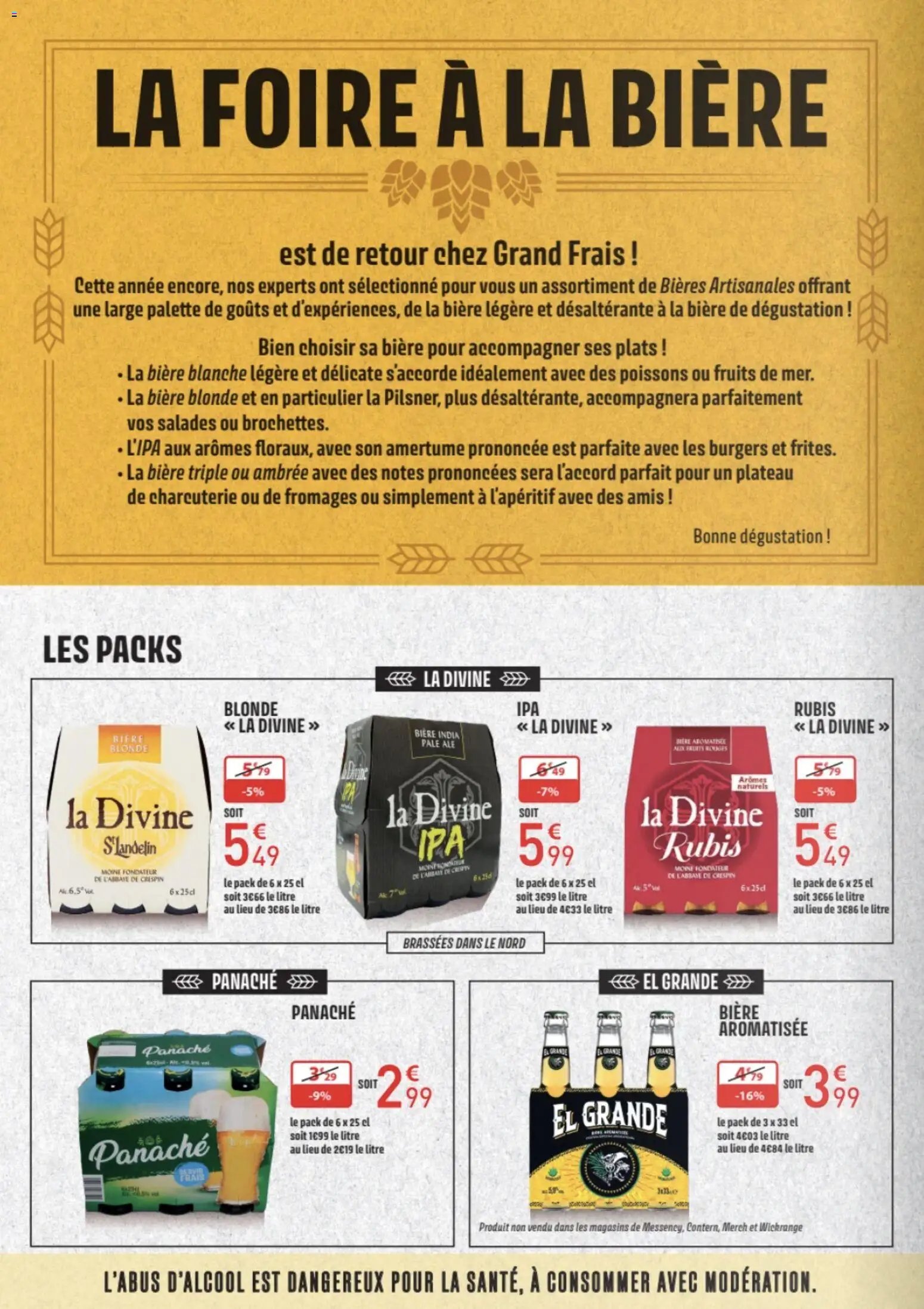 Grand Frais La foire à la bière