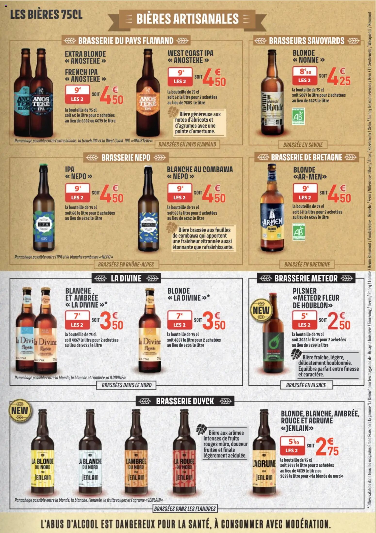 Grand Frais La foire à la bière