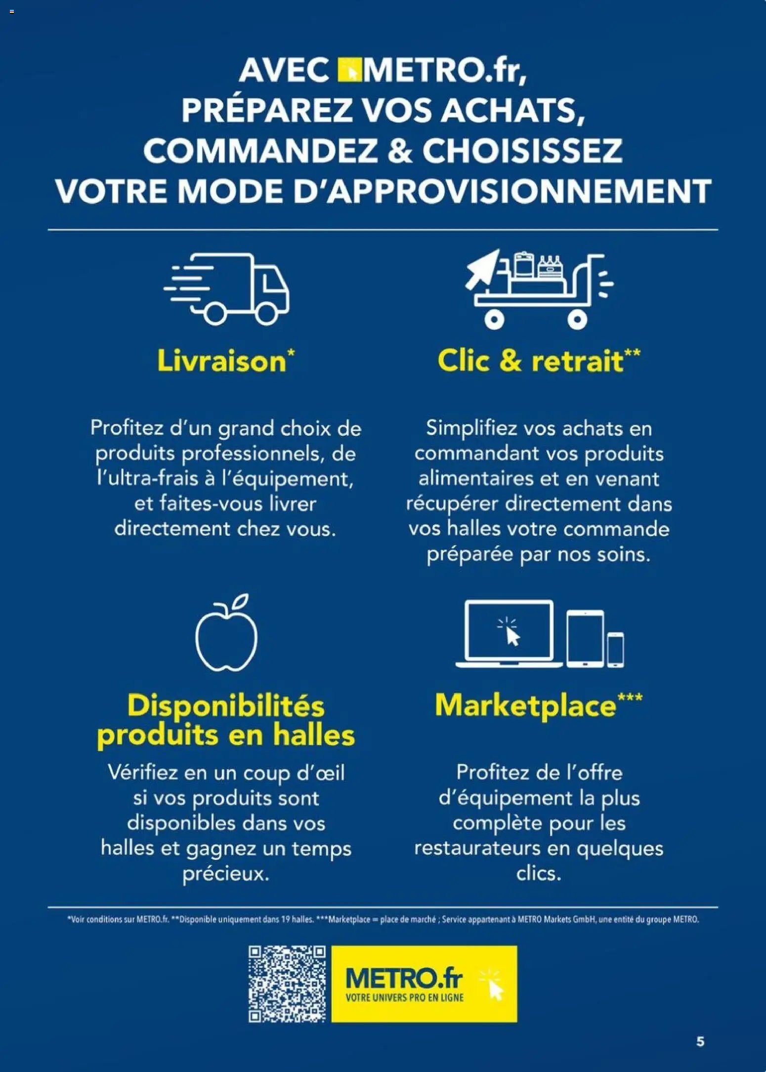METRO - Restauration rapide