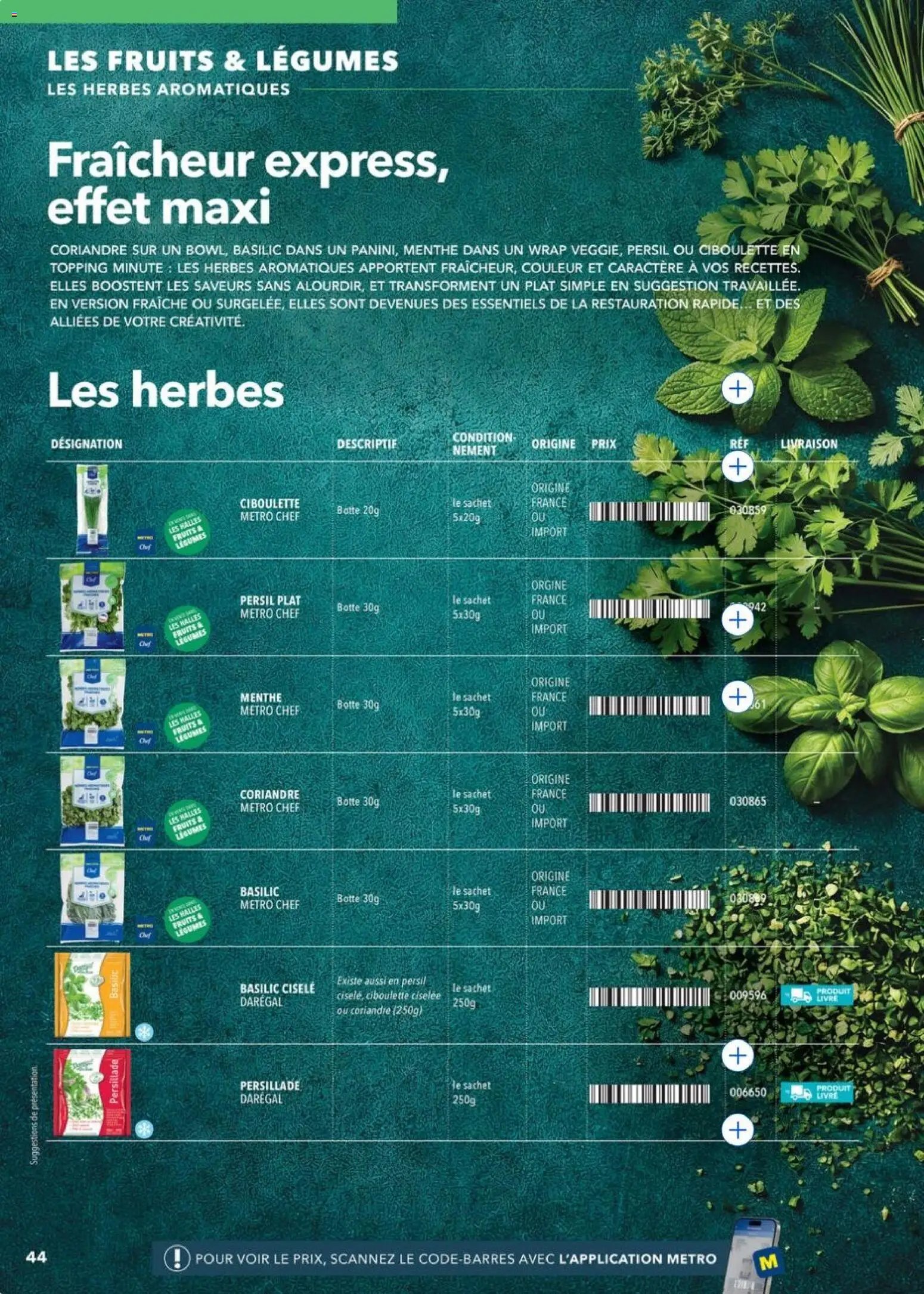 METRO - Restauration rapide (2026-04-14 - 2026-12-31)