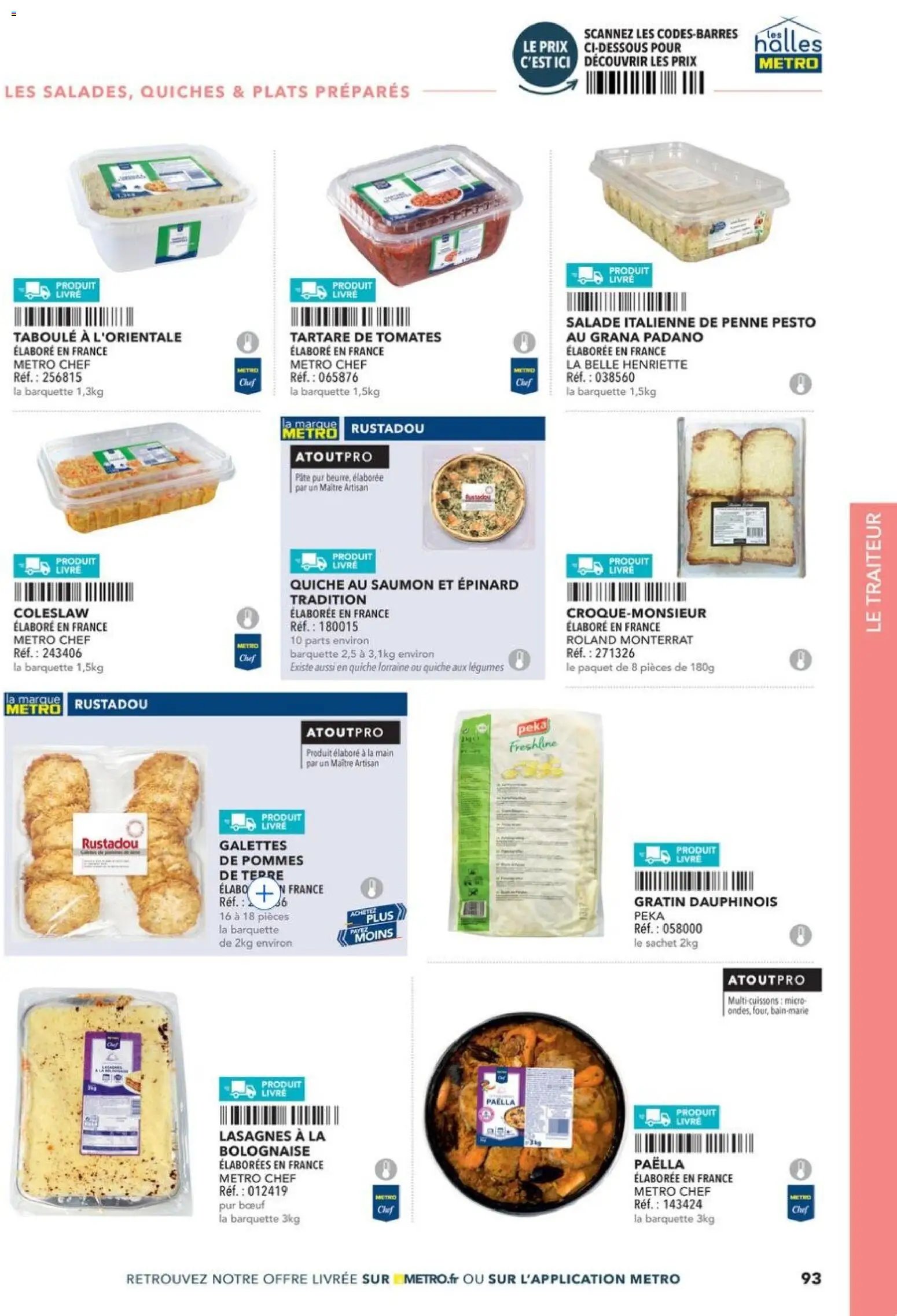 METRO - Restauration rapide (2026-04-14 - 2026-12-31)