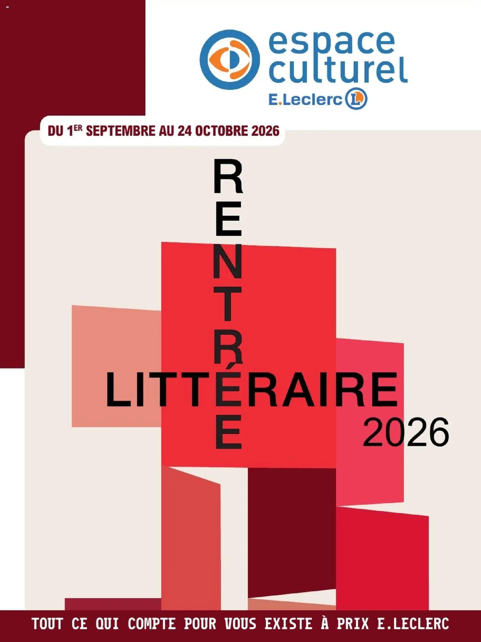 E.Leclerc Guide rentree litteraire