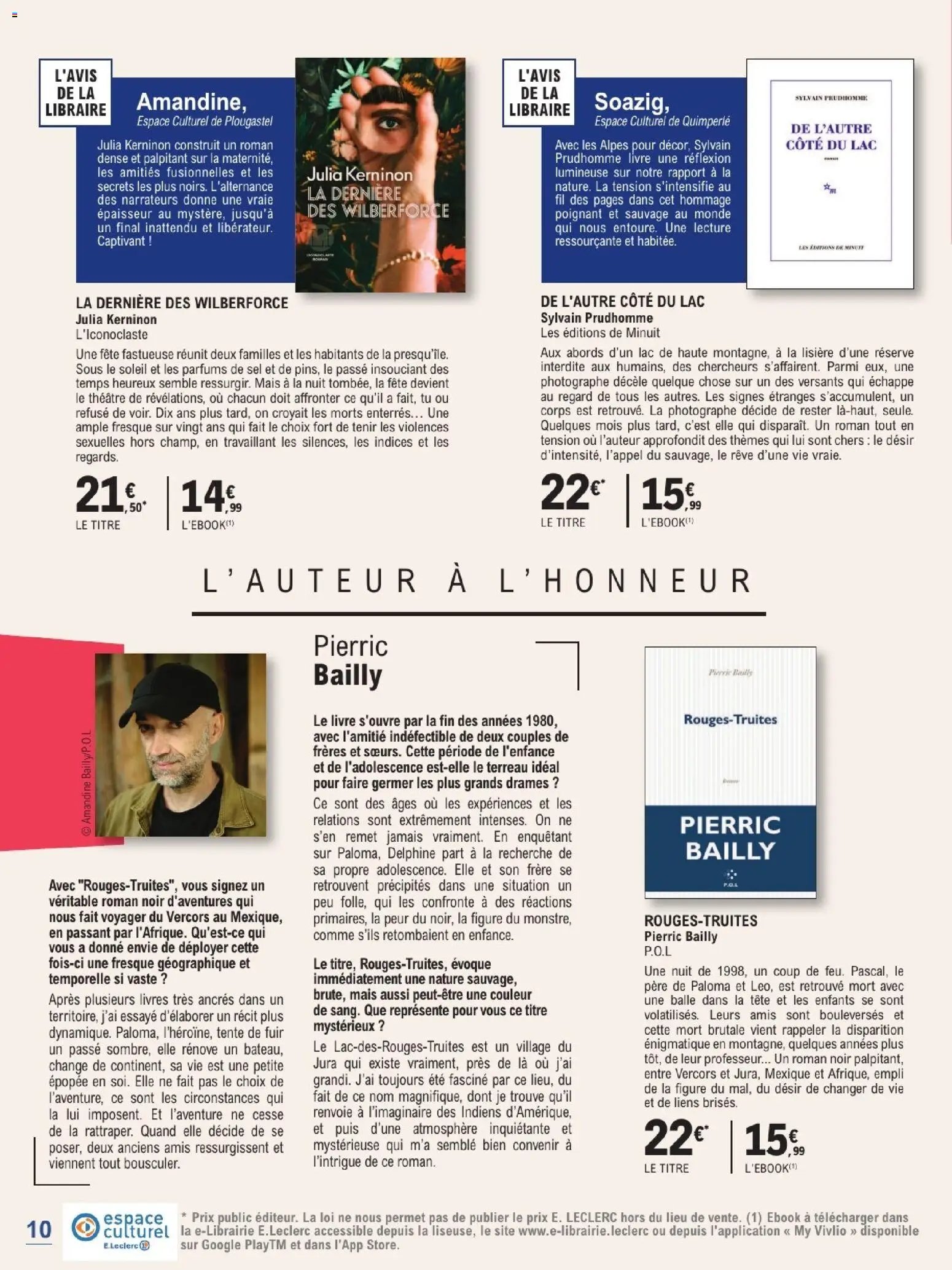 E.Leclerc Guide rentree litteraire