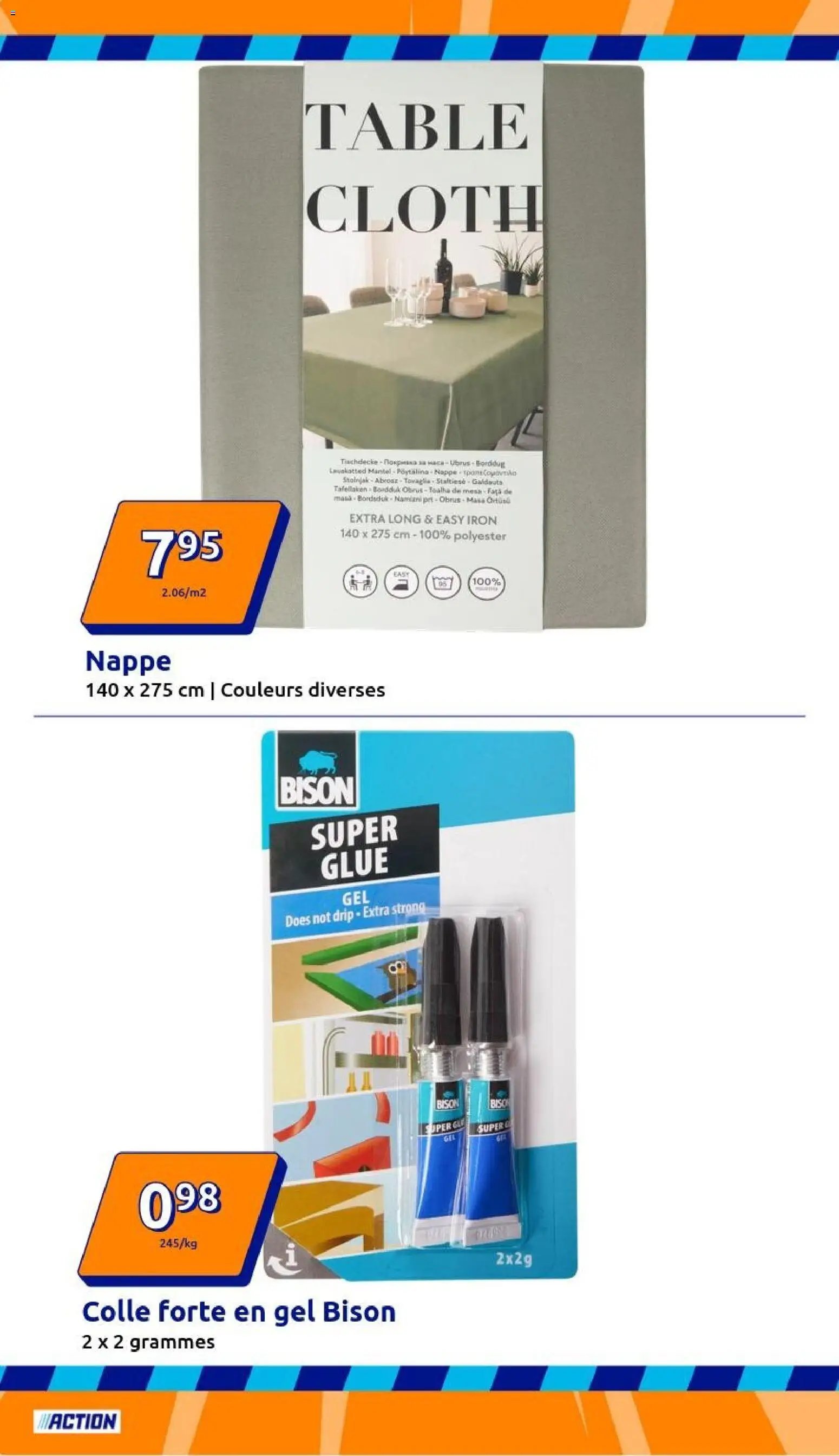 Action catalogue de la semaine