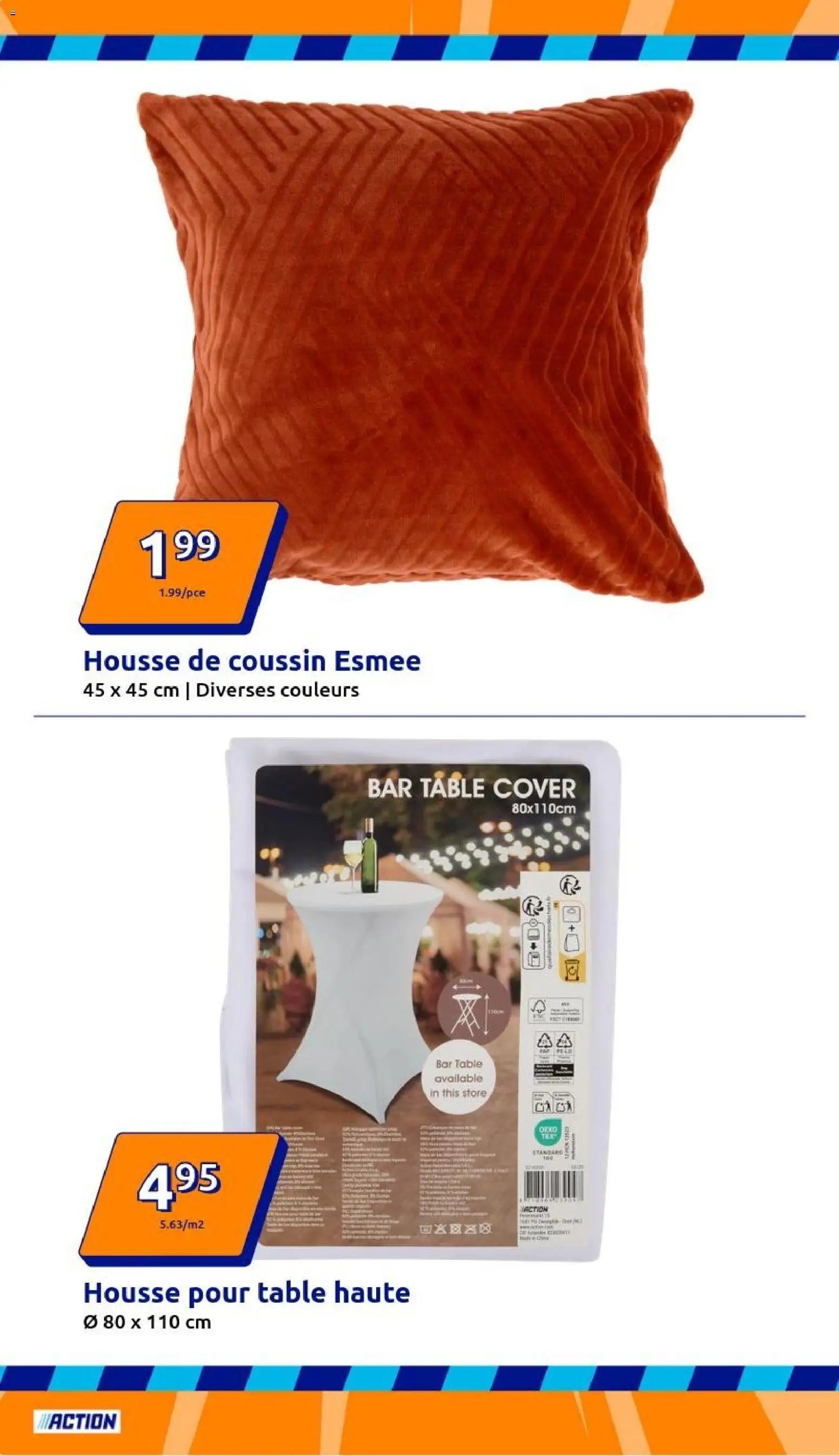 Action catalogue de la semaine