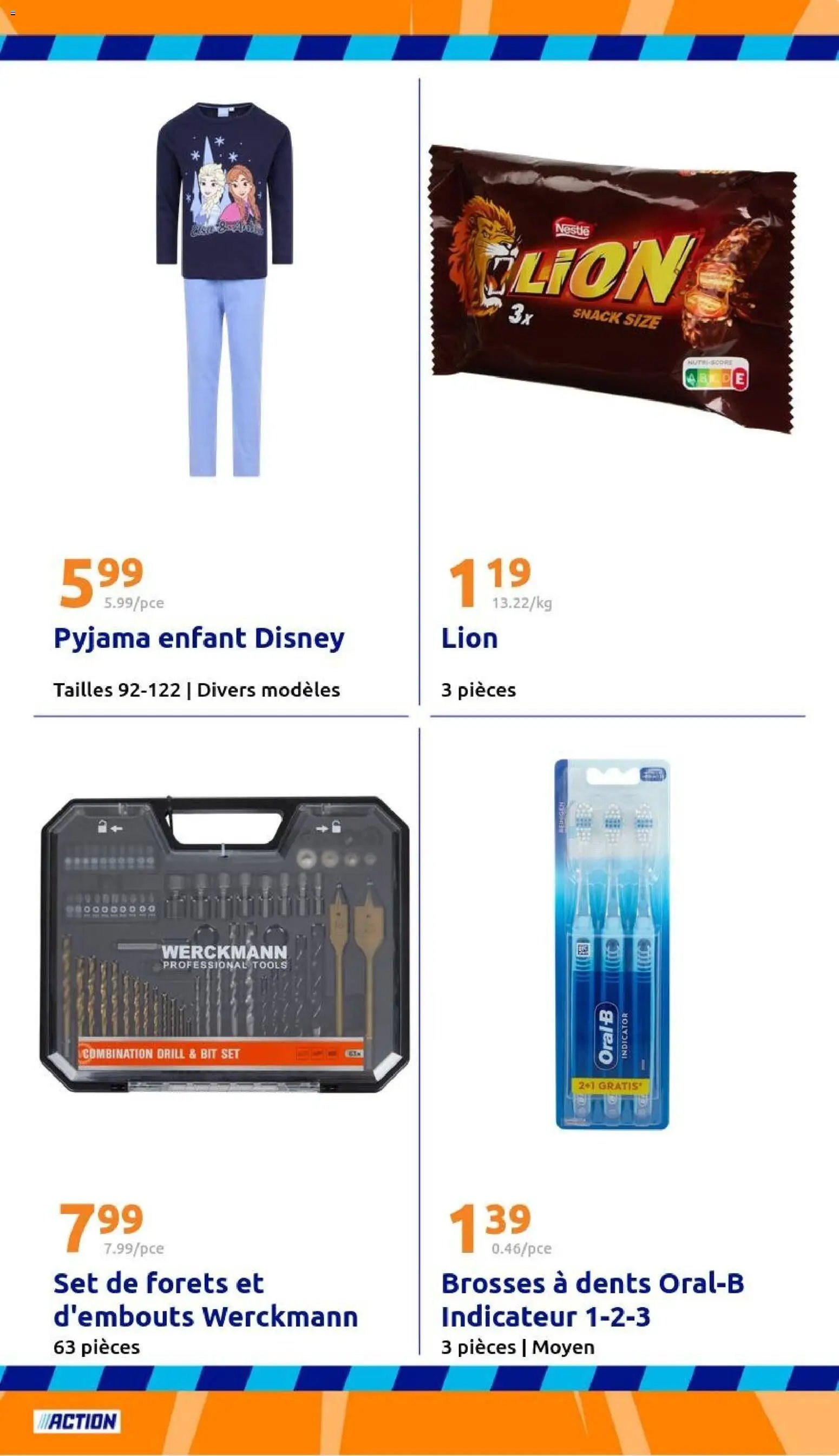 Action catalogue de la semaine