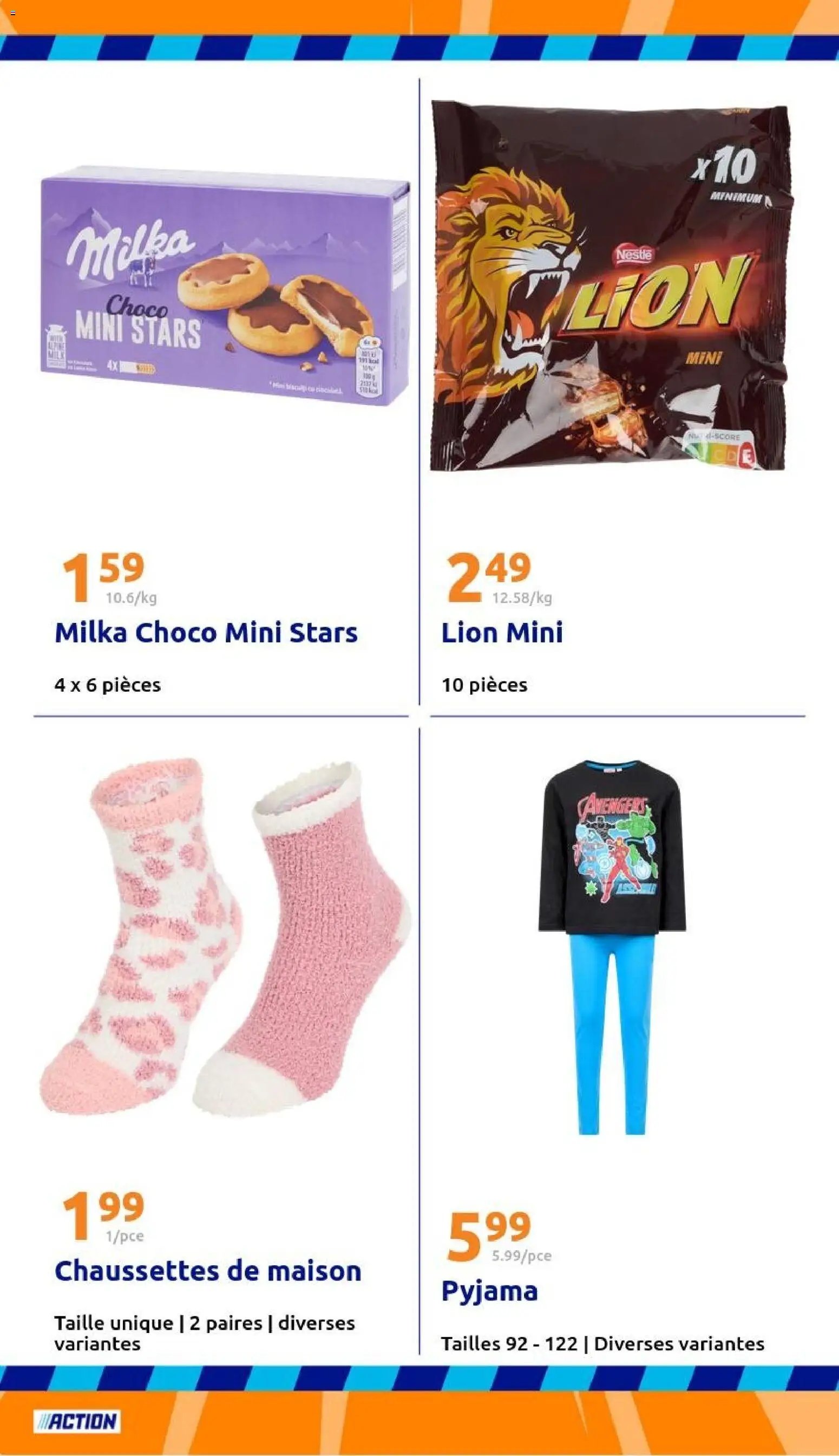 Action catalogue de la semaine