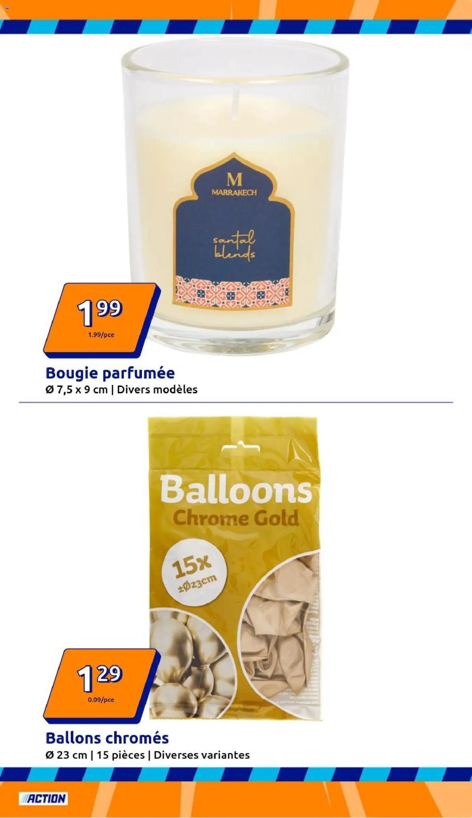 Action catalogue de la semaine