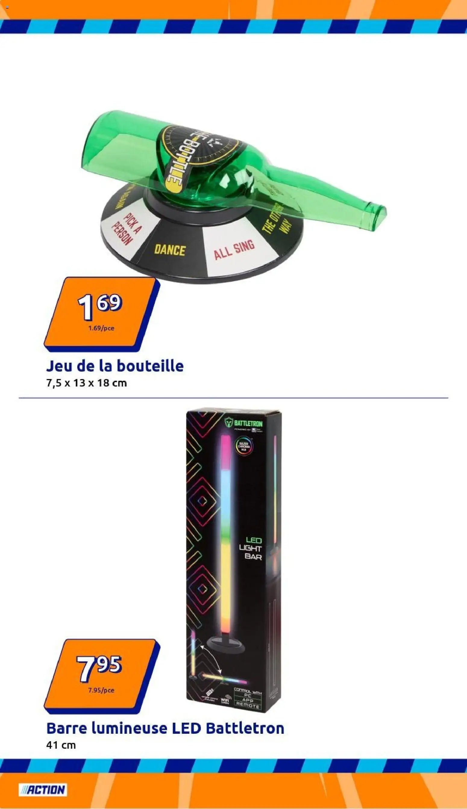 Action catalogue de la semaine