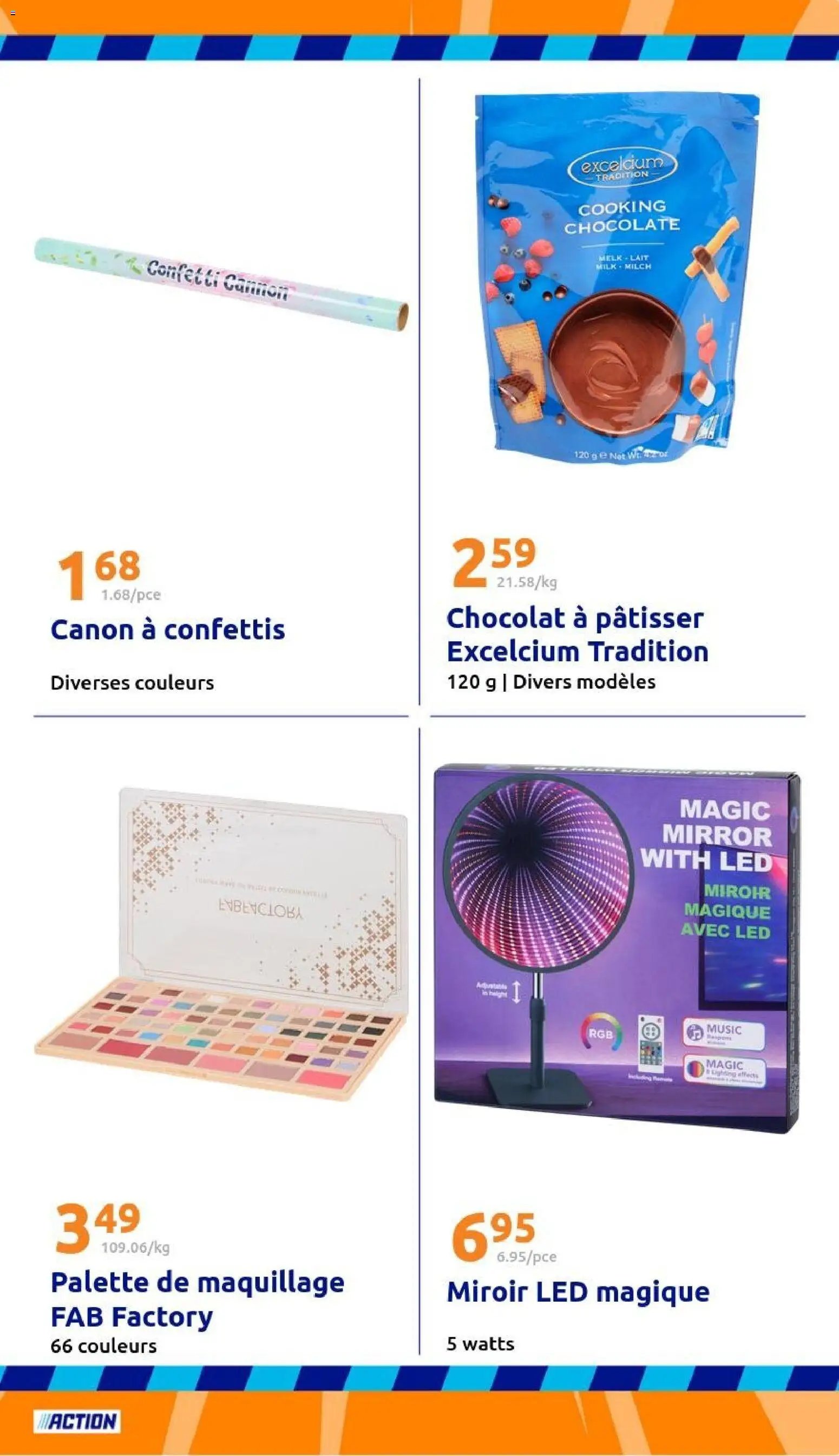 Action catalogue de la semaine