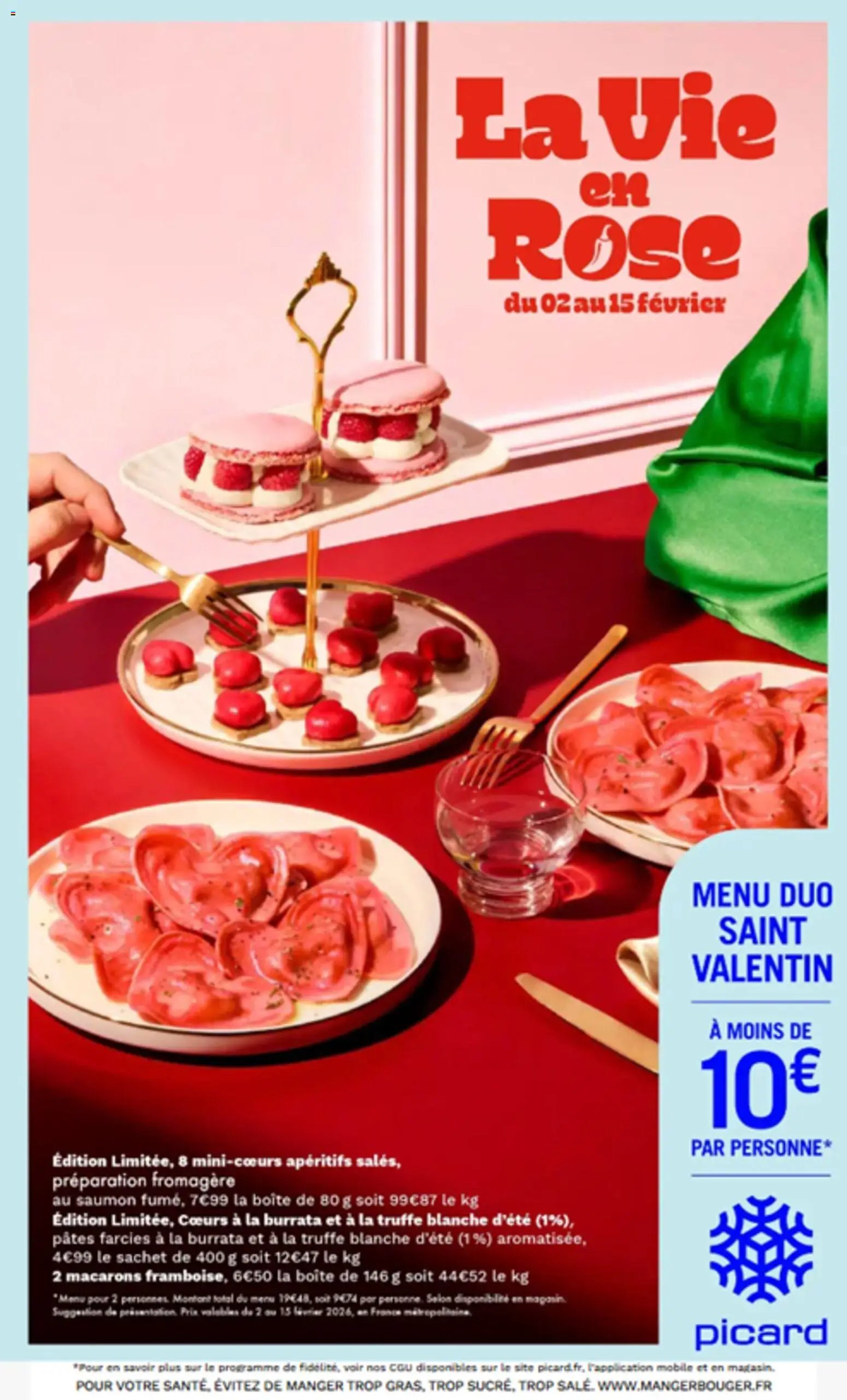 Picard Prospectus La Vie en Rose