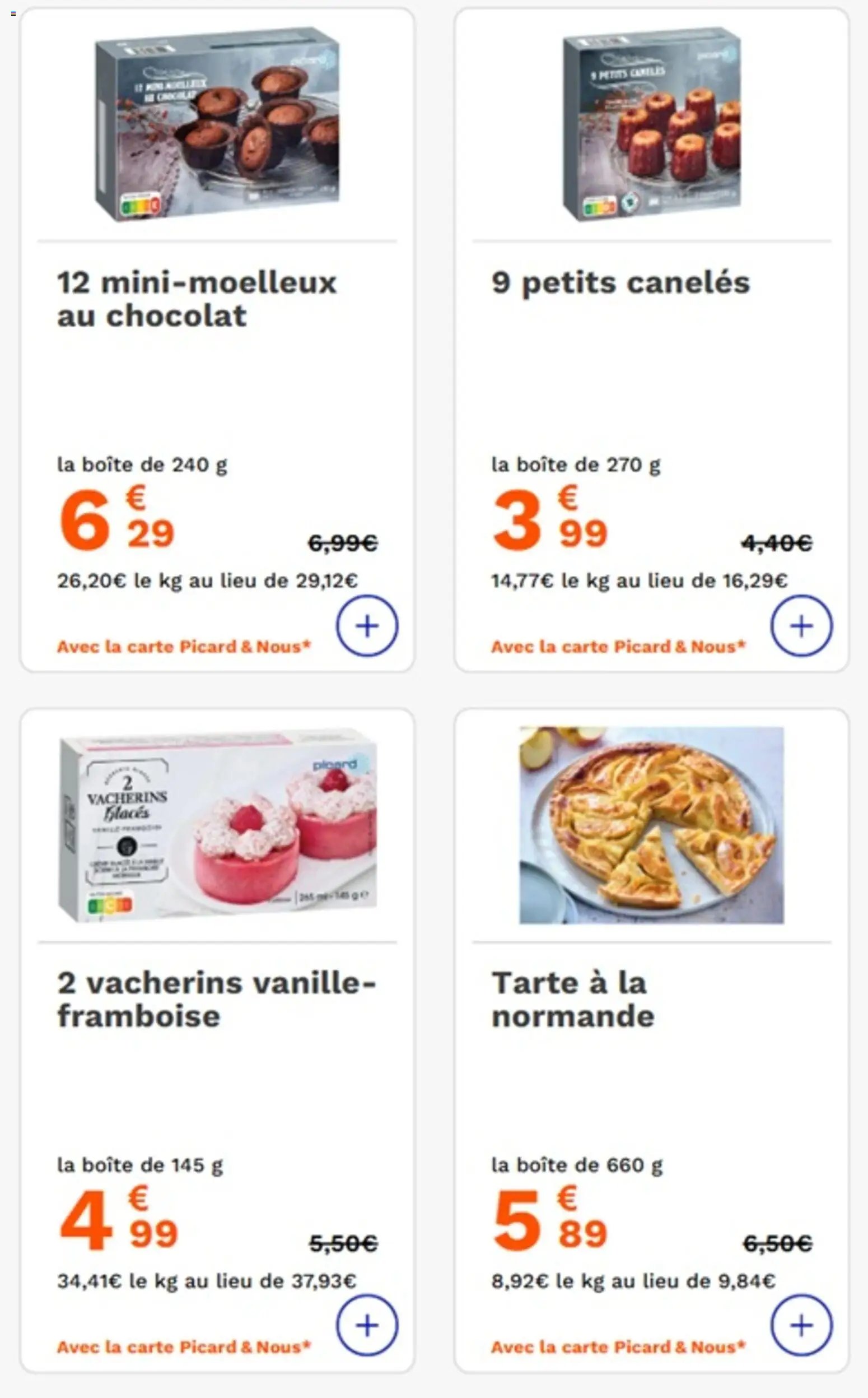 Picard Prospectus La Vie en Rose