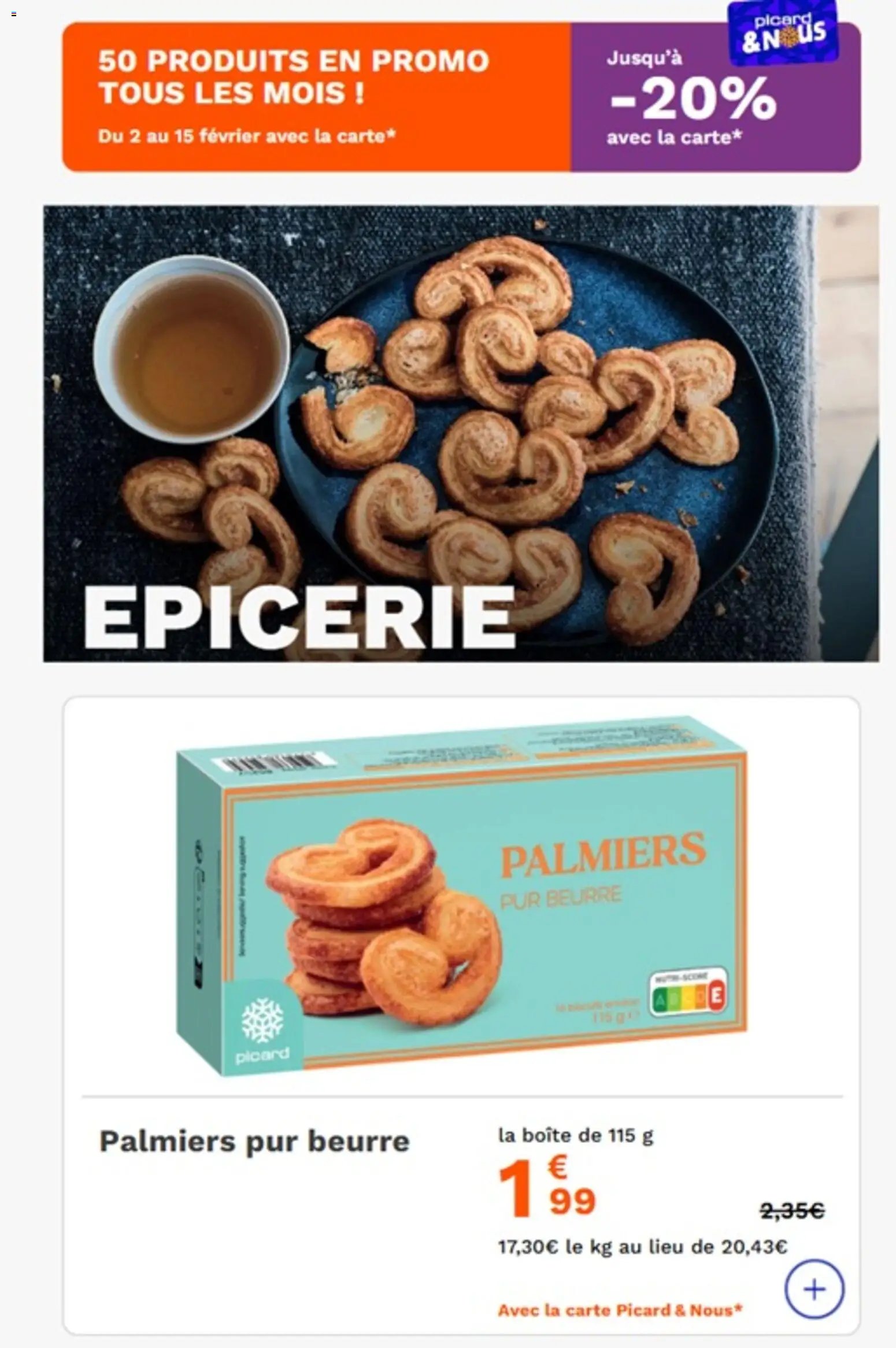 Picard Prospectus La Vie en Rose