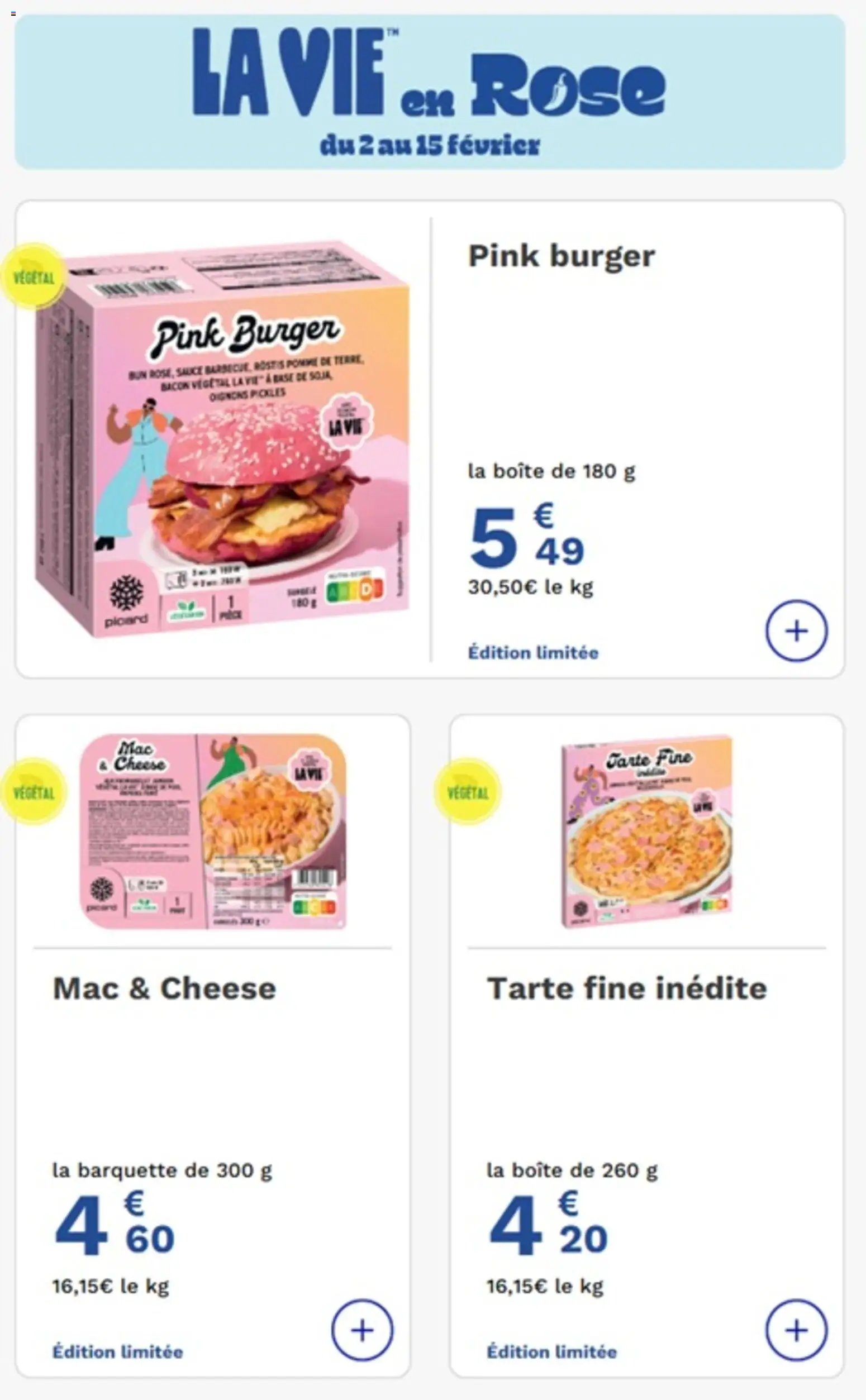 Picard Prospectus La Vie en Rose