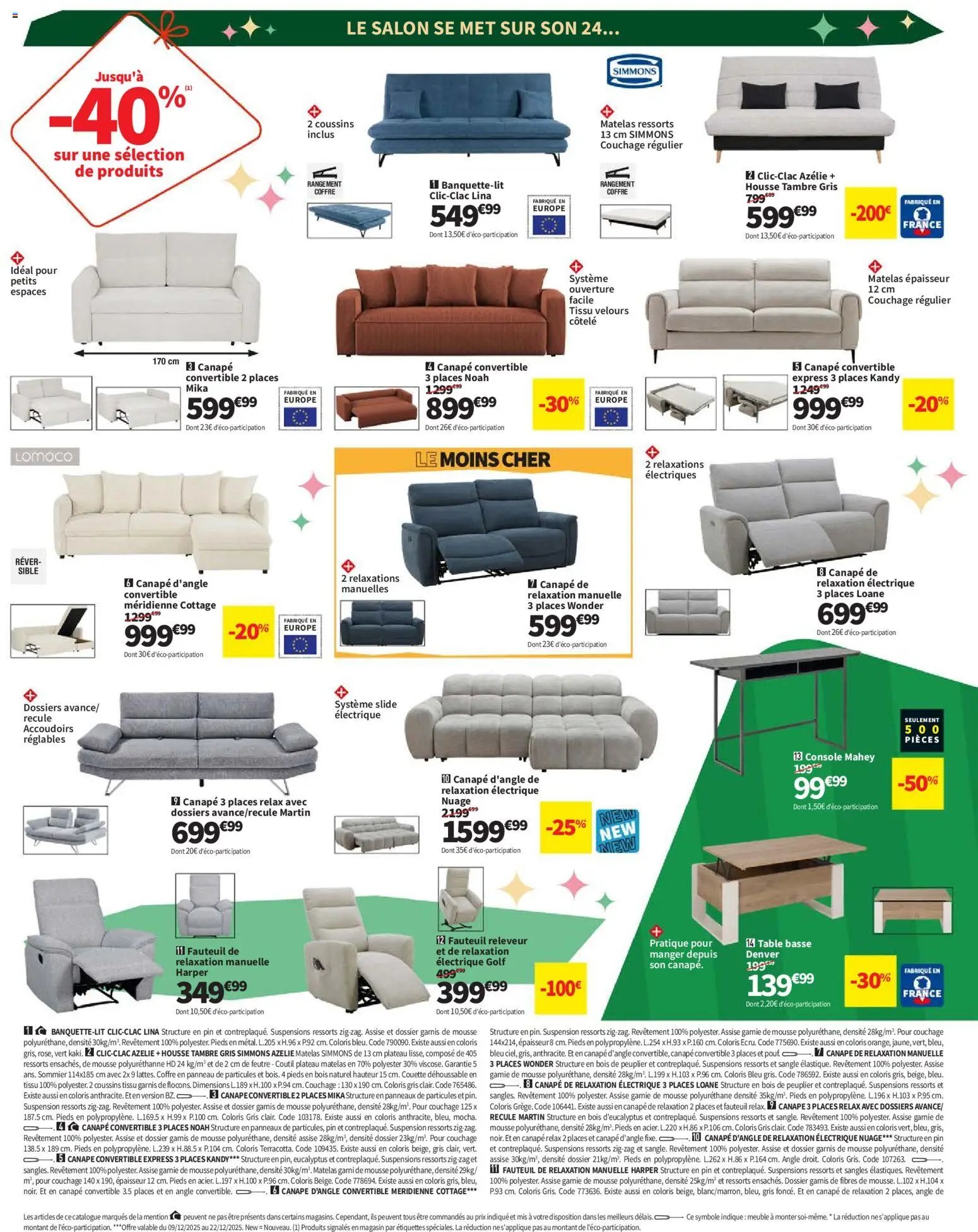 Conforama Christmas week (2025-12-09 - 2025-12-25)