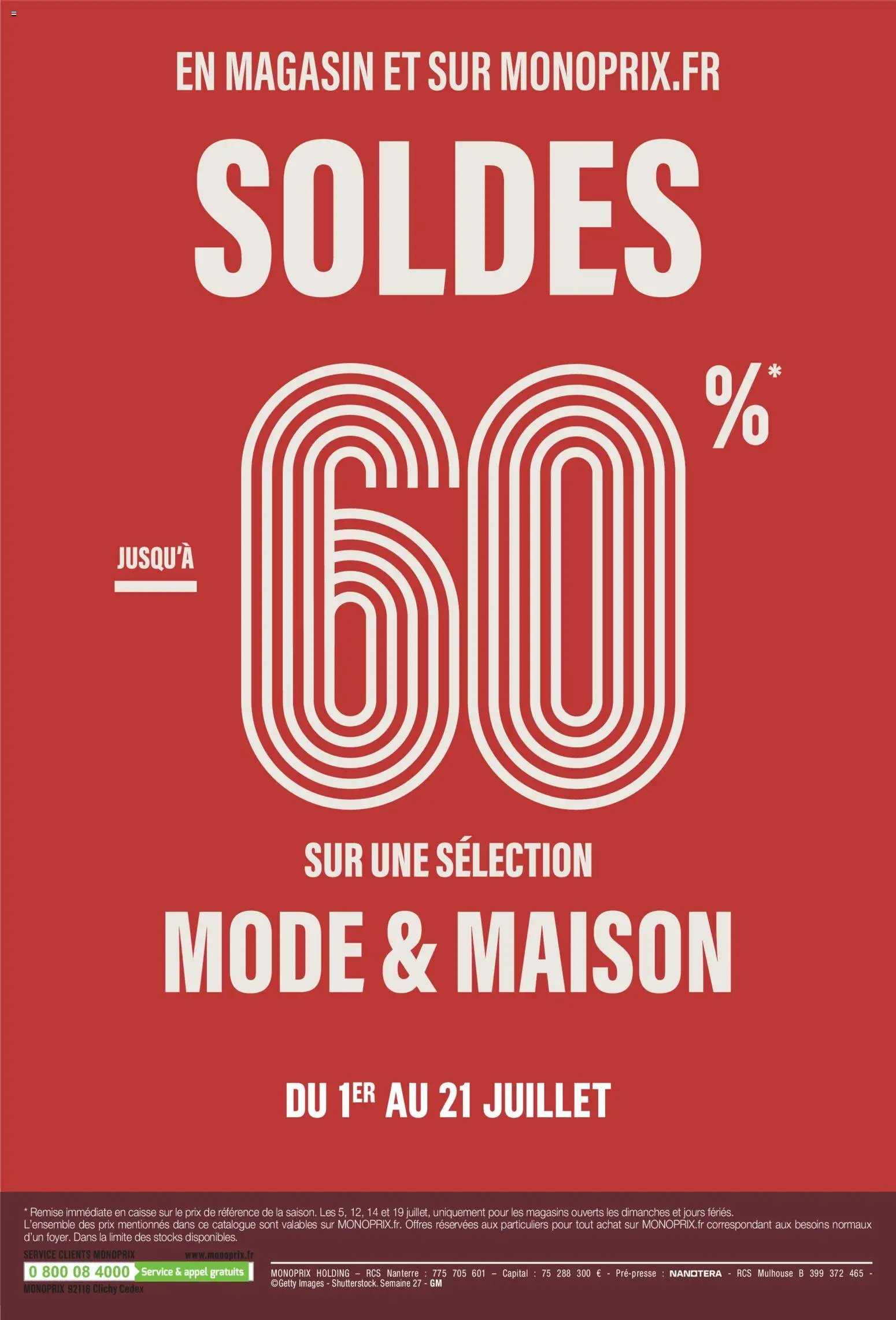 Monoprix catalogue