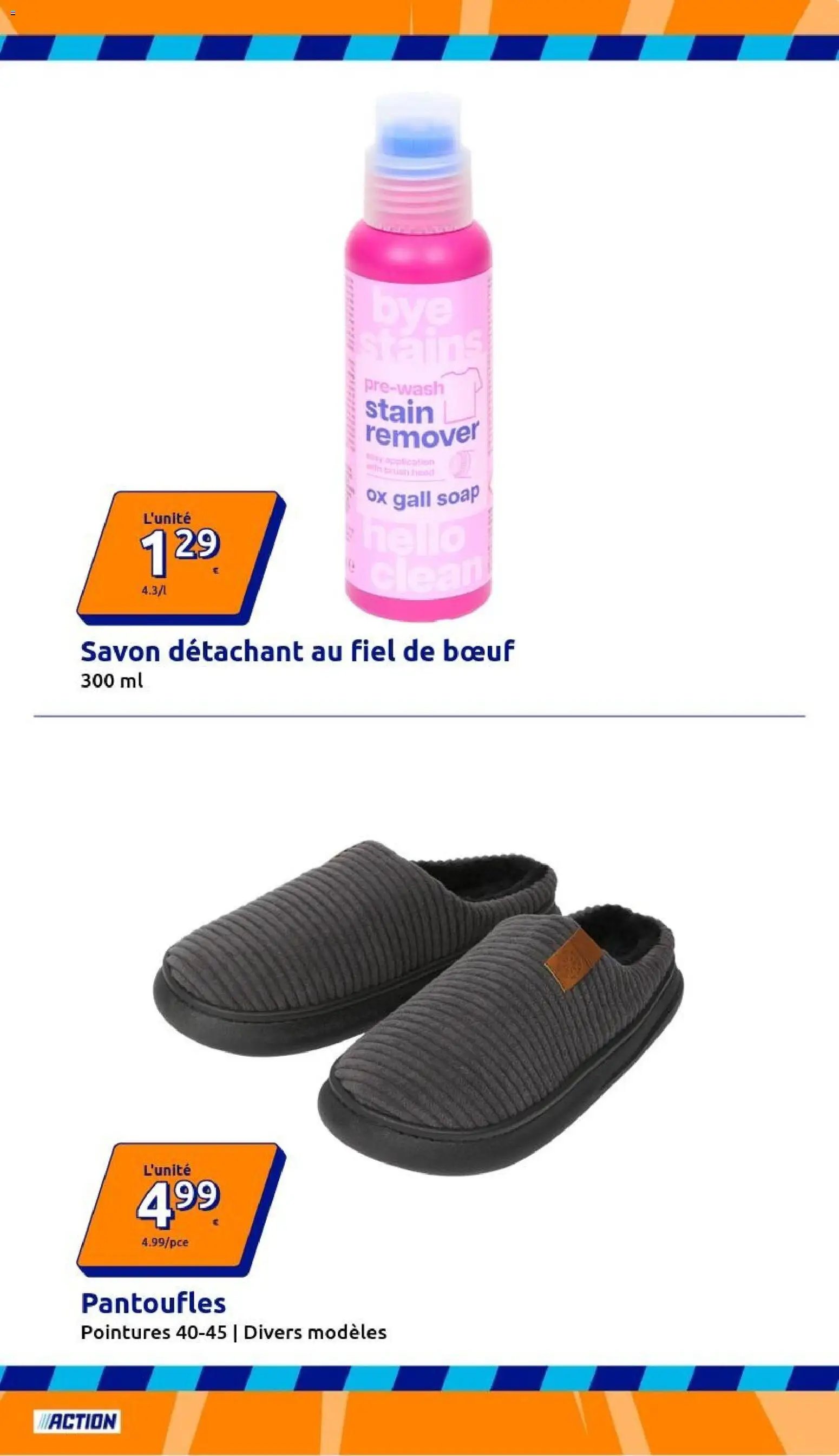 Action catalogue