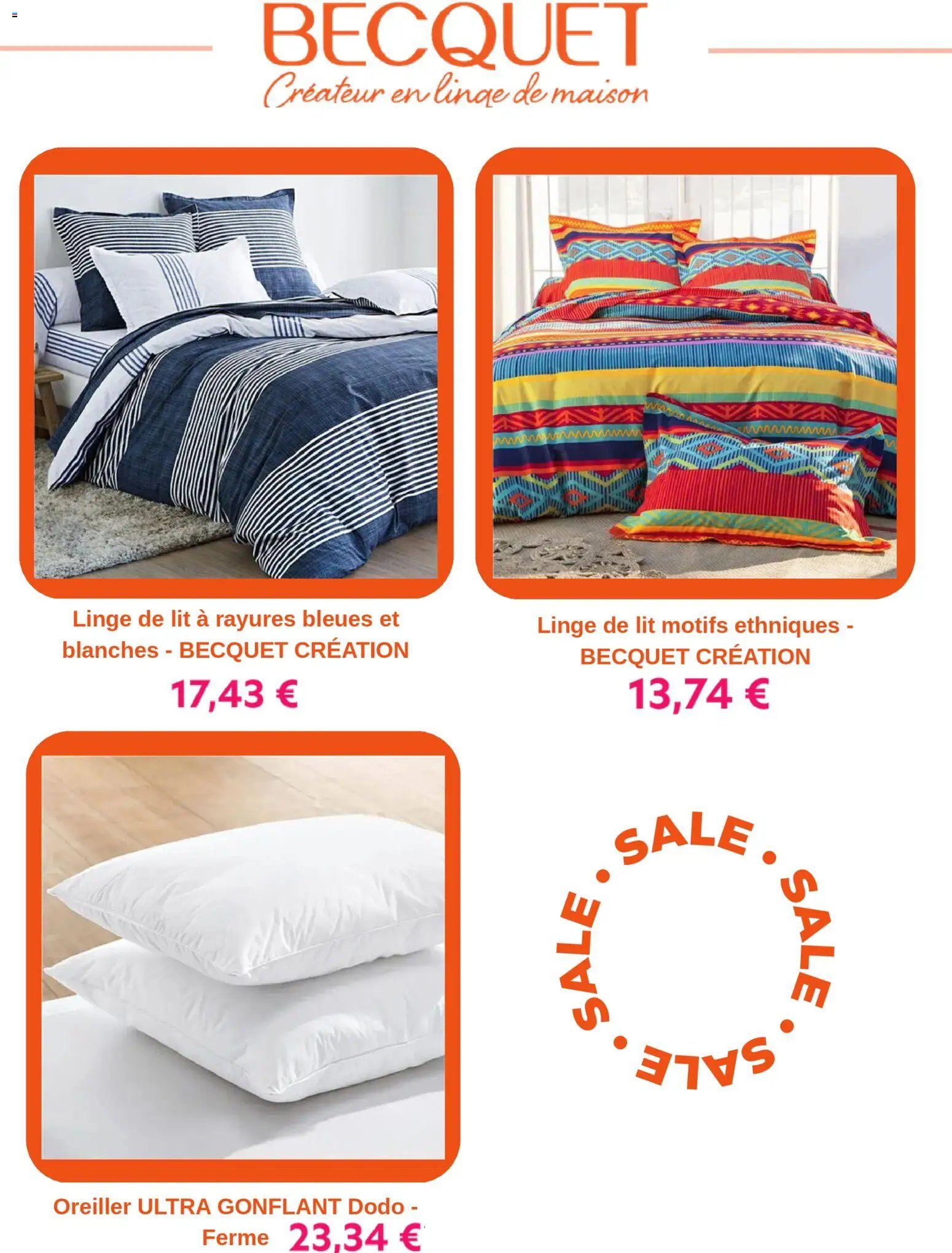 Becquet catalogue Printemps