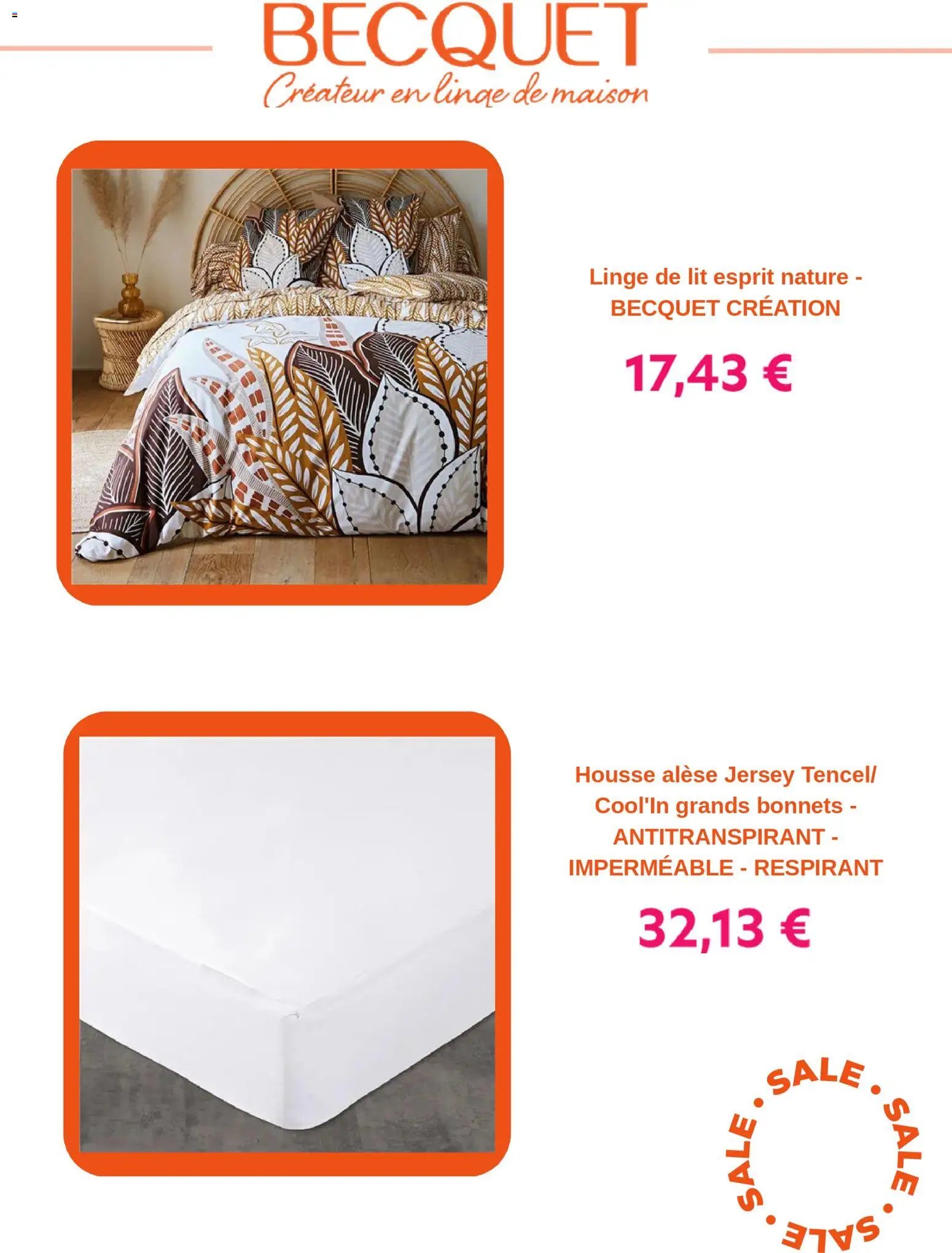 Becquet catalogue Printemps