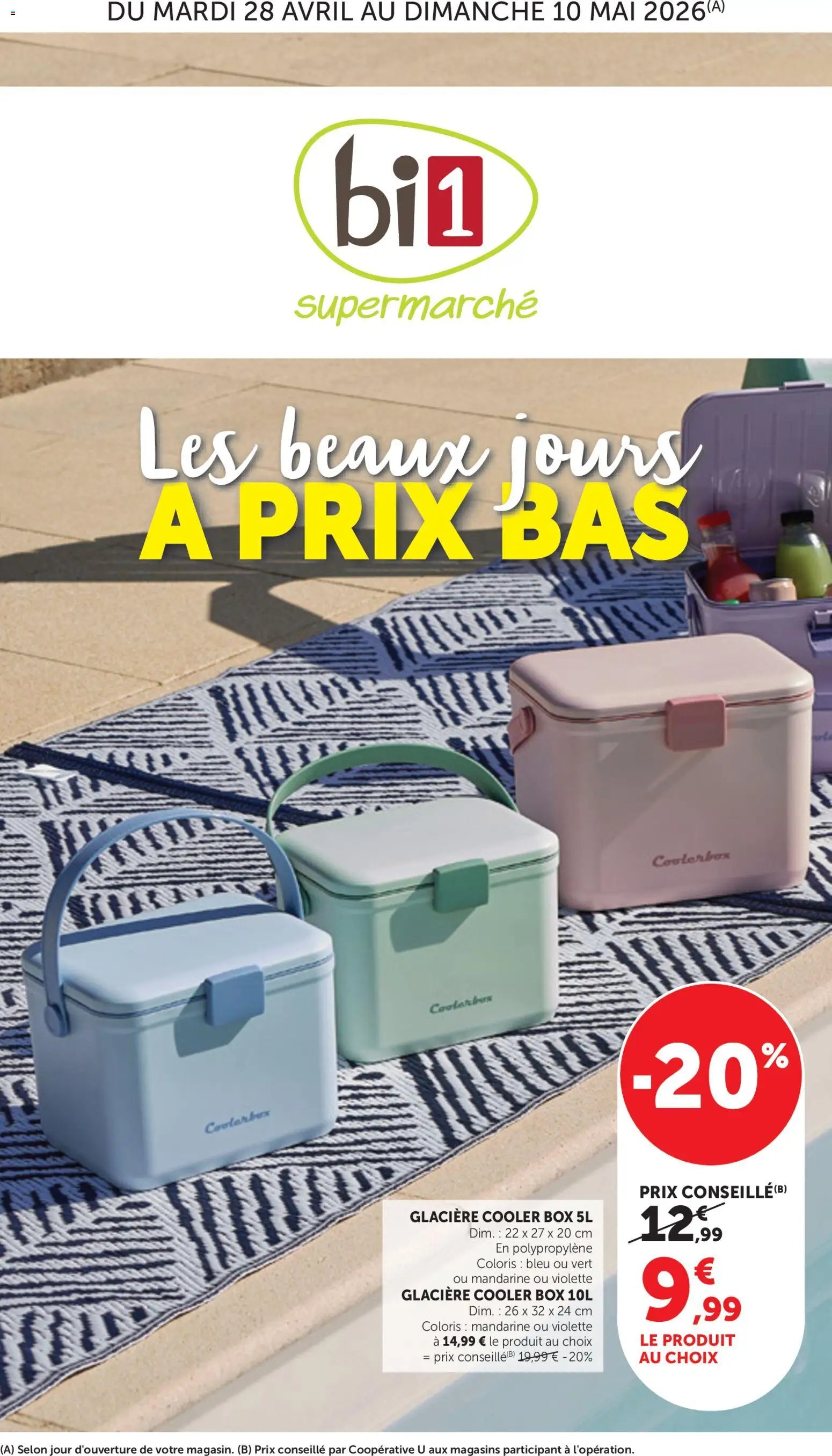 bi1 prospectus les beaux jours a prix bas