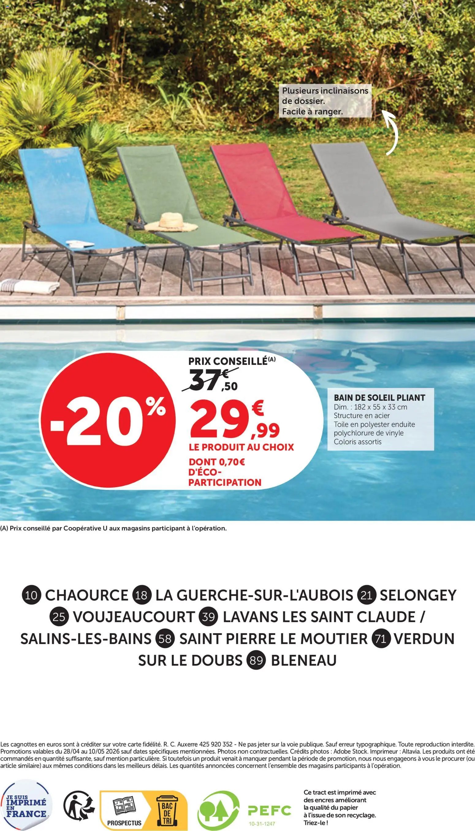 bi1 prospectus les beaux jours a prix bas